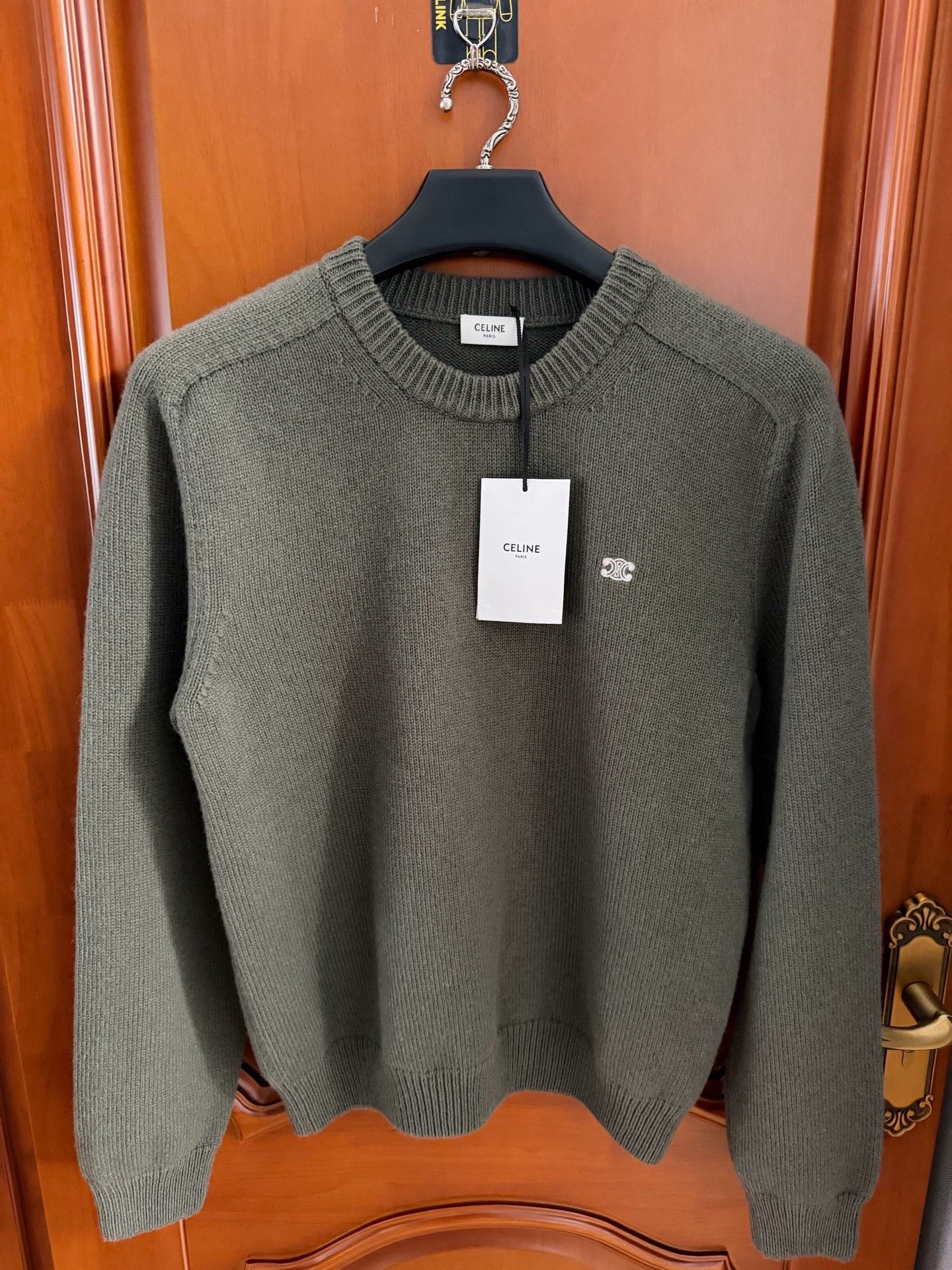 Celine Celine Knit Green Sweater M Women Size M / US 6-8 / IT 42-44 - 1 Thumbnail