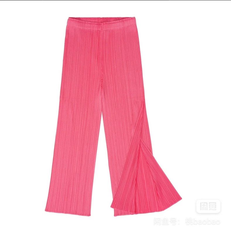 Issey Miyake Issey Miyake size:2 Pink pleated pants Size 42" / US 20 - 1 Thumbnail