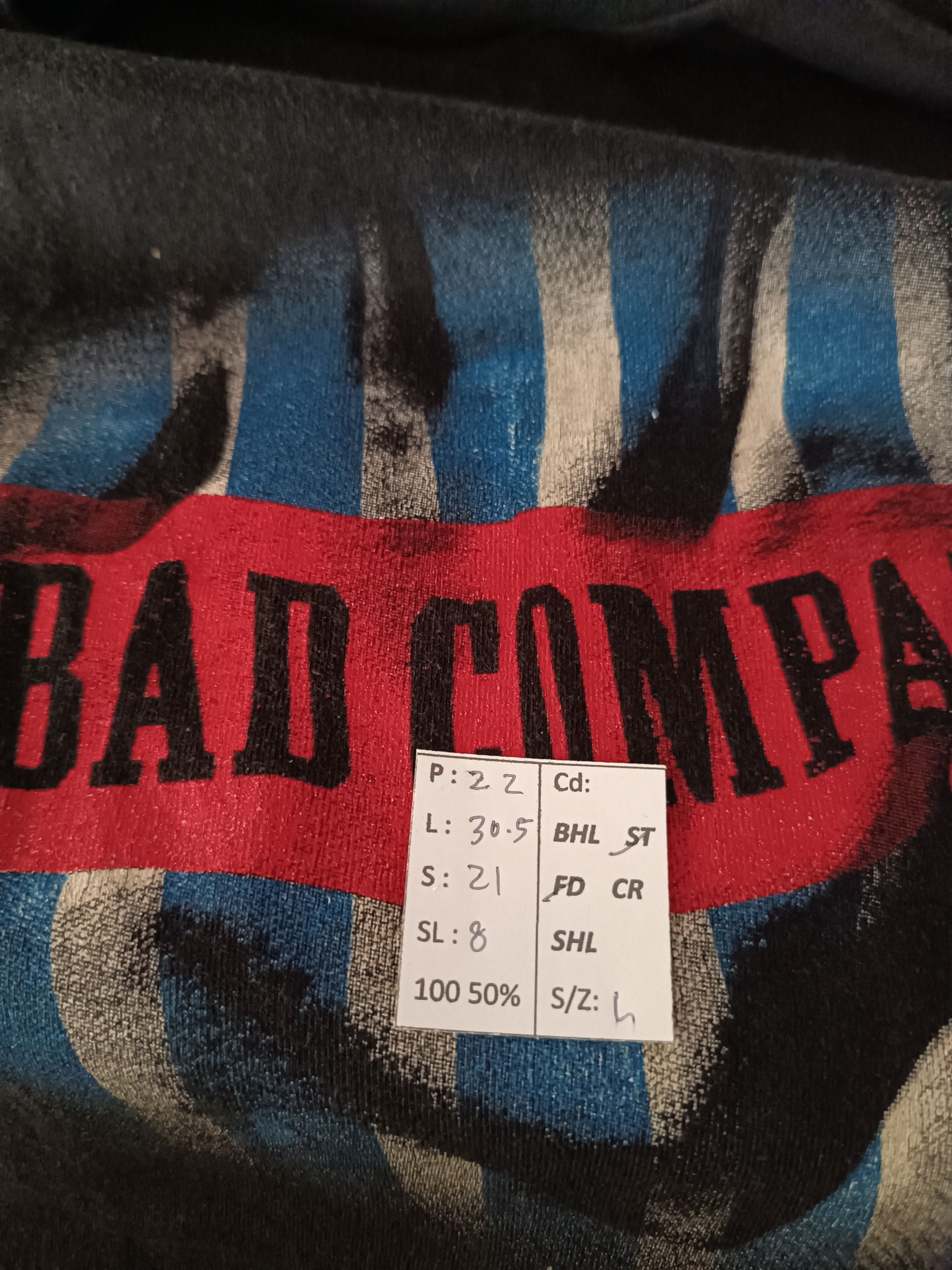 Band Tees VINTAGE '95 FADED BAD COMPANY WORLD TOUR (boston lynyrd led) Size US L / EU 52-54 / 3 - 17 Thumbnail