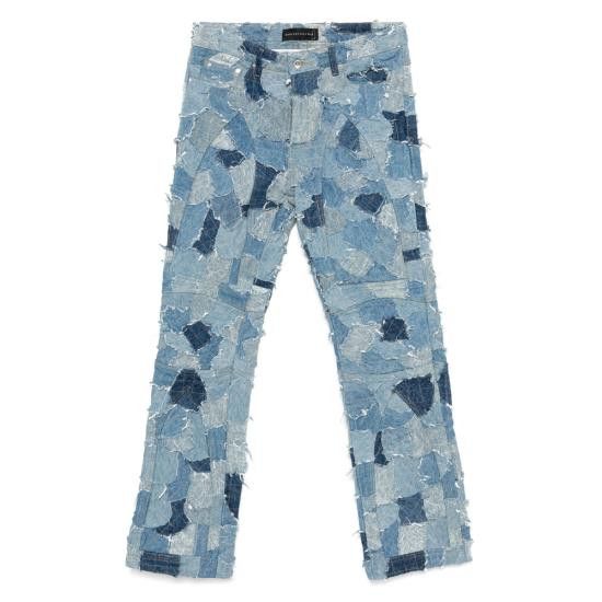Who Decides War WHO DECIDES WAR Men Denim Pants DENIM BORO MOT SKY BLUE Size US 28 / EU 44 - 1 Thumbnail