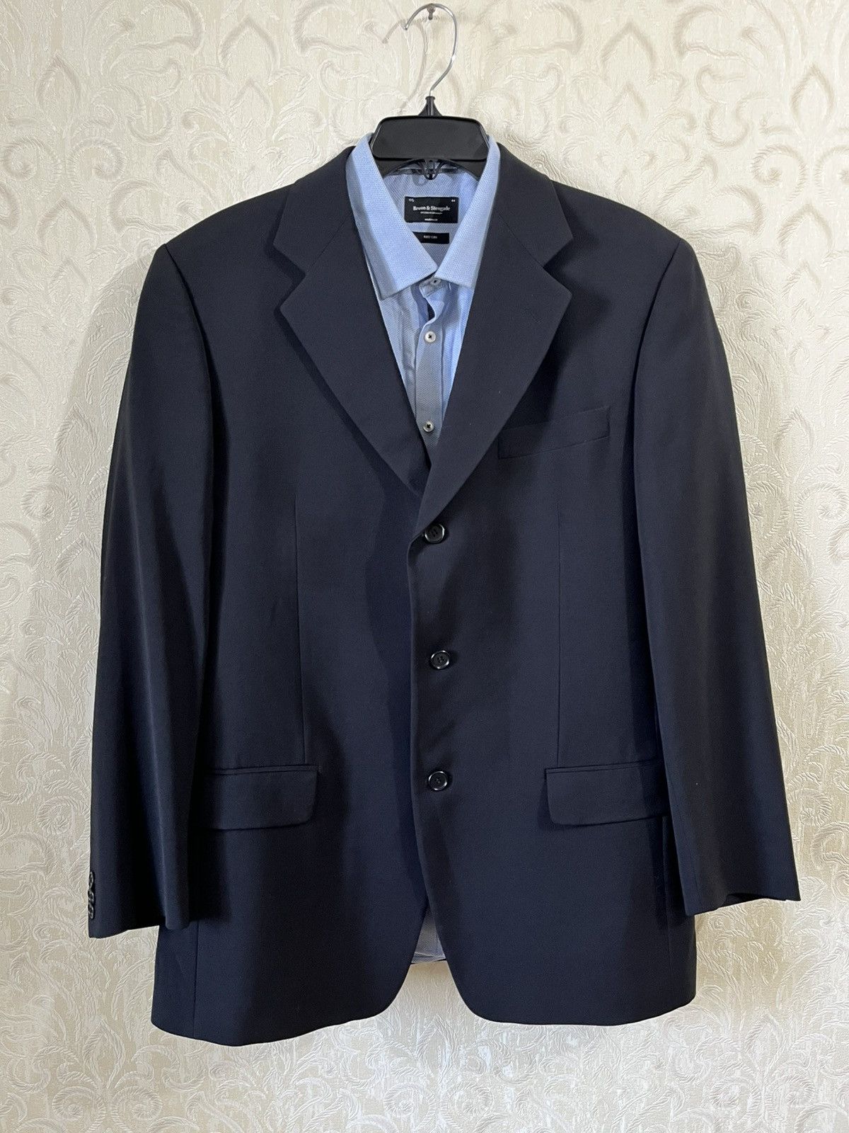 Ermenegildo Zegna Ermenegildo Zegna Men’s Wool Blazer Jacket Black 42 US Size 52S - 1 Thumbnail