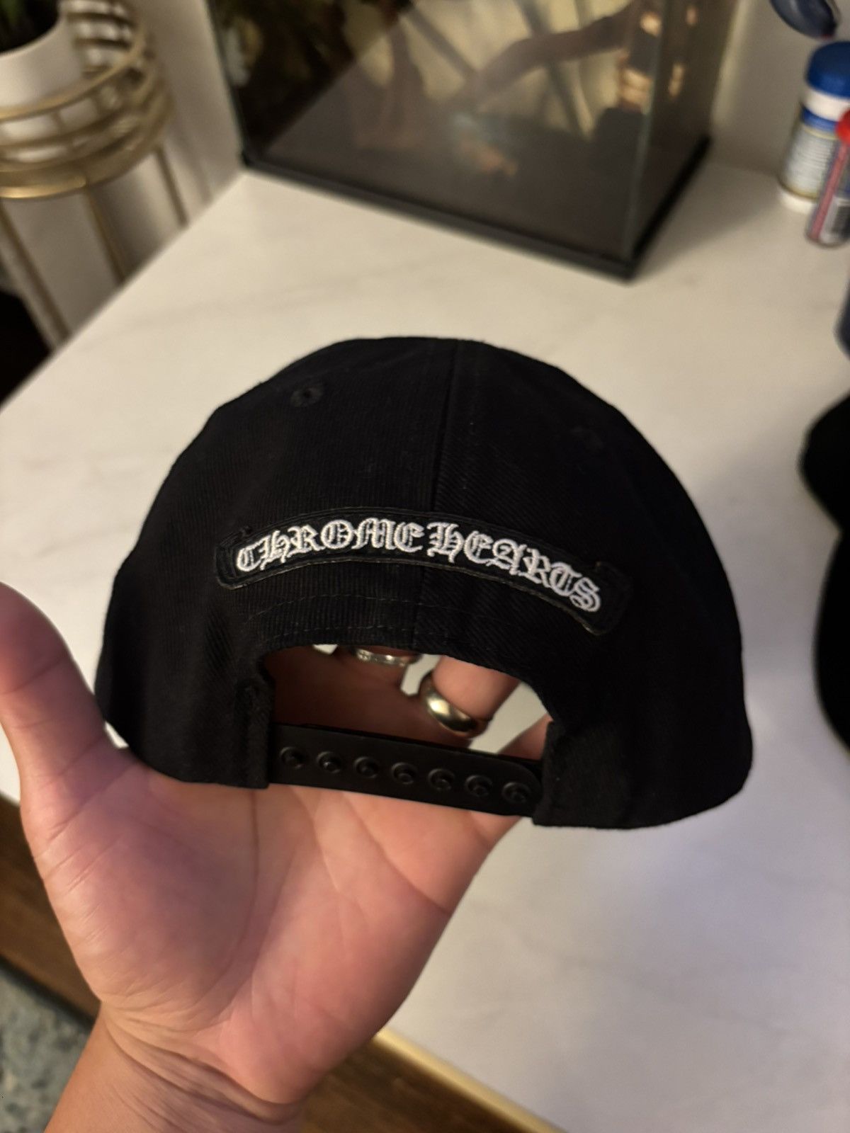 Chrome Hearts Chrome Hearts Vertical Logo Snapback Hat One Size Looks New Size ONE SIZE - 2 Thumbnail