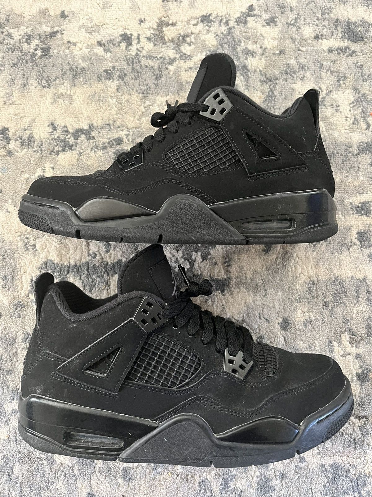 image of Nike Air Jordan 4 Retro Gs 2020 Black Cat Size 7 Shoes, Men's