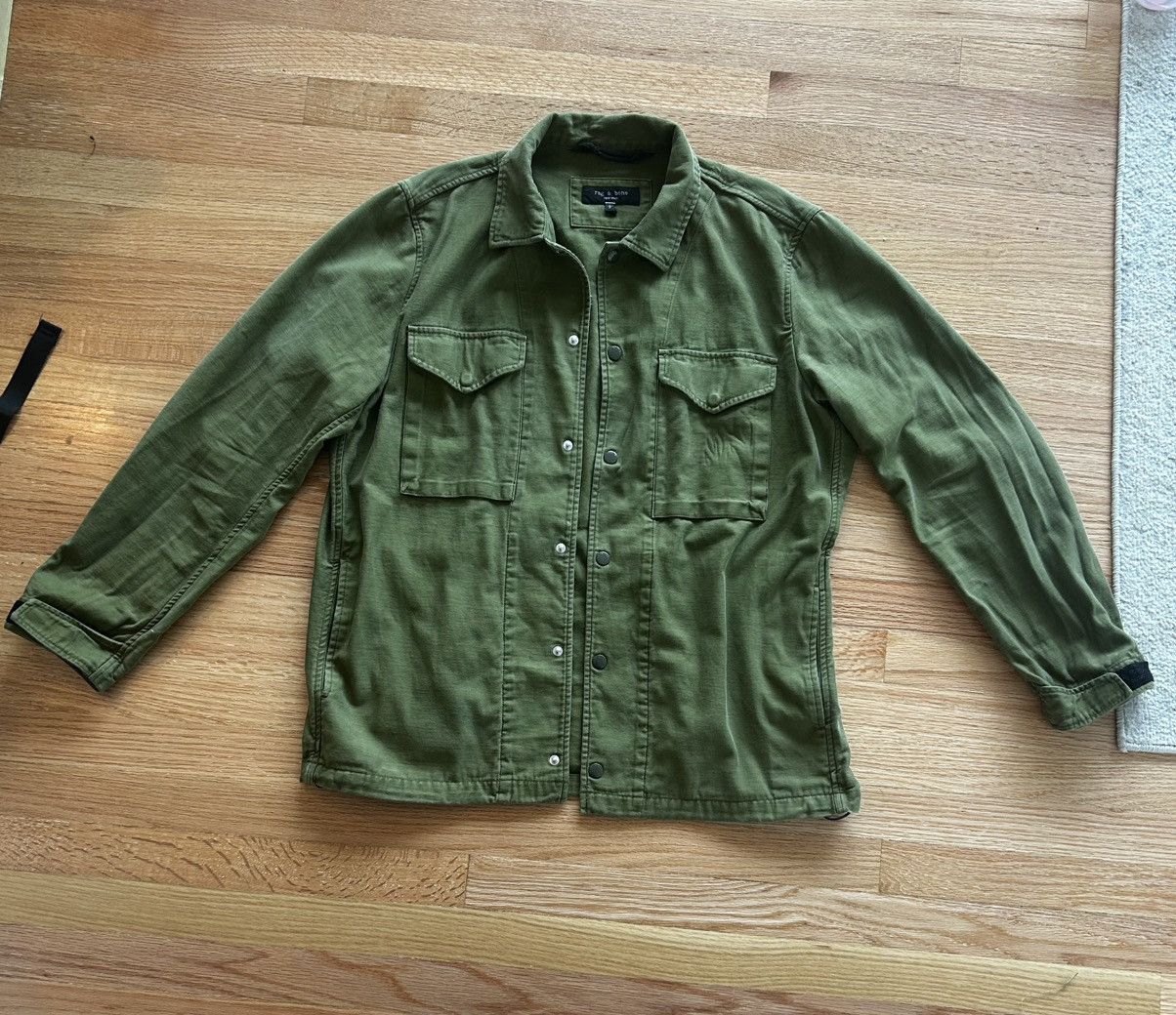 Rag & Bone Rag and Bone Military Green Jacket Size US L / EU 52-54 / 3 - 2 Thumbnail