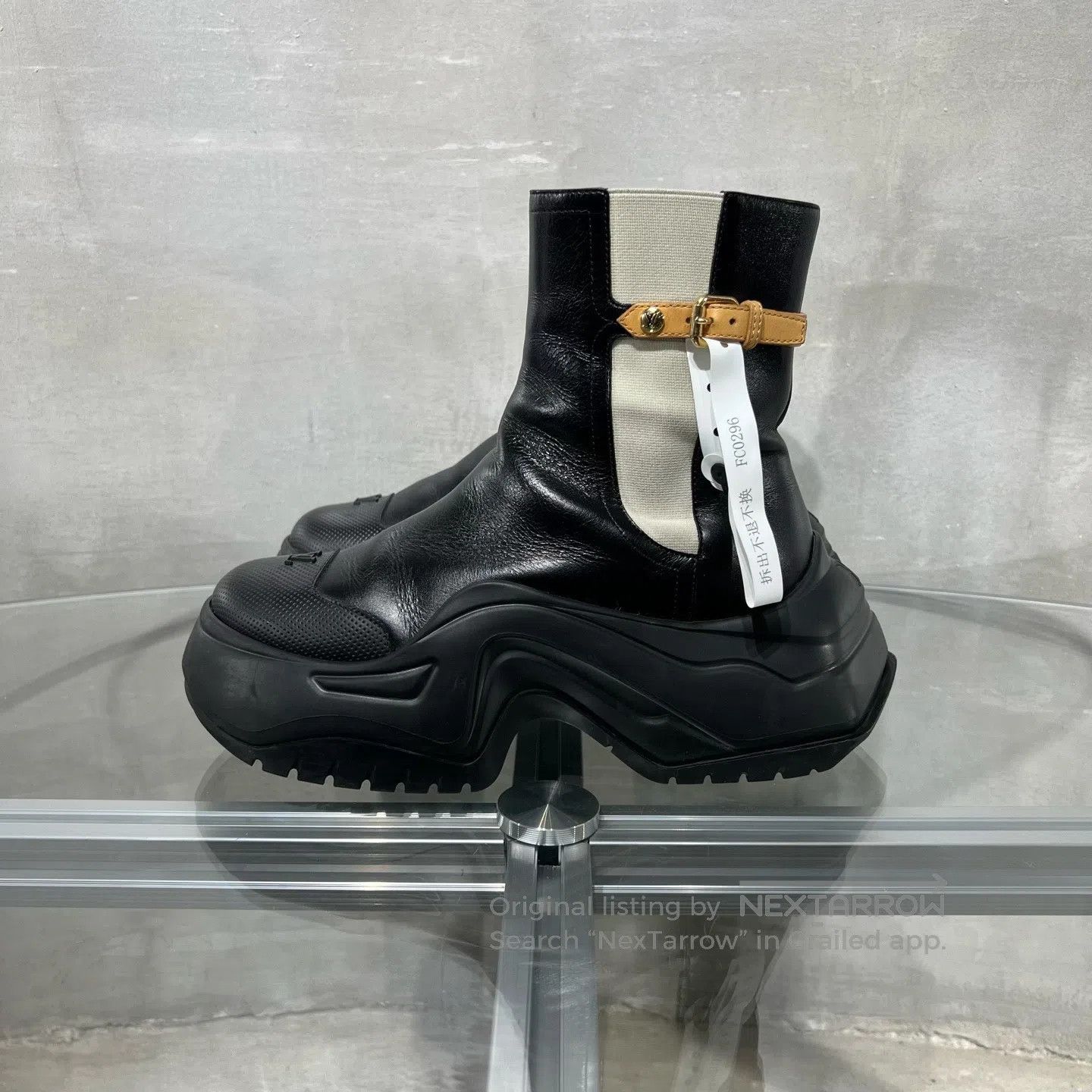 Louis Vuitton Louis Vuitton Archlight2.0 Black Leather boots Size US 7 / IT 37 - 3 Thumbnail