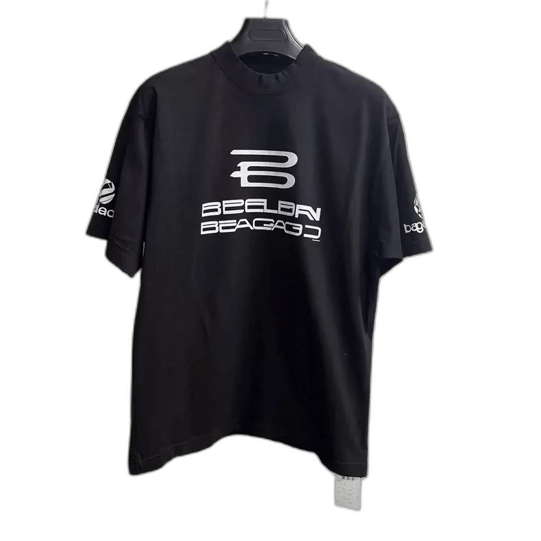 Balenciaga Balenciaga Black Logo Print Short Sleeve T-Shirt Size US XS / EU 42 / 0 - 1 Thumbnail