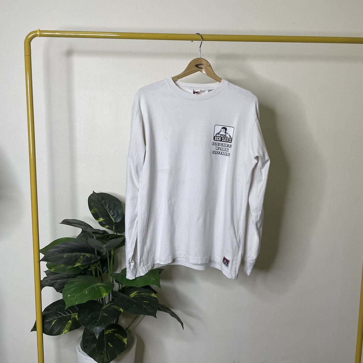 Ben Davis × Vintage Vintage Ben Davis L/S Skater T Shirt Size US M / EU 48-50 / 2 - 7 Thumbnail