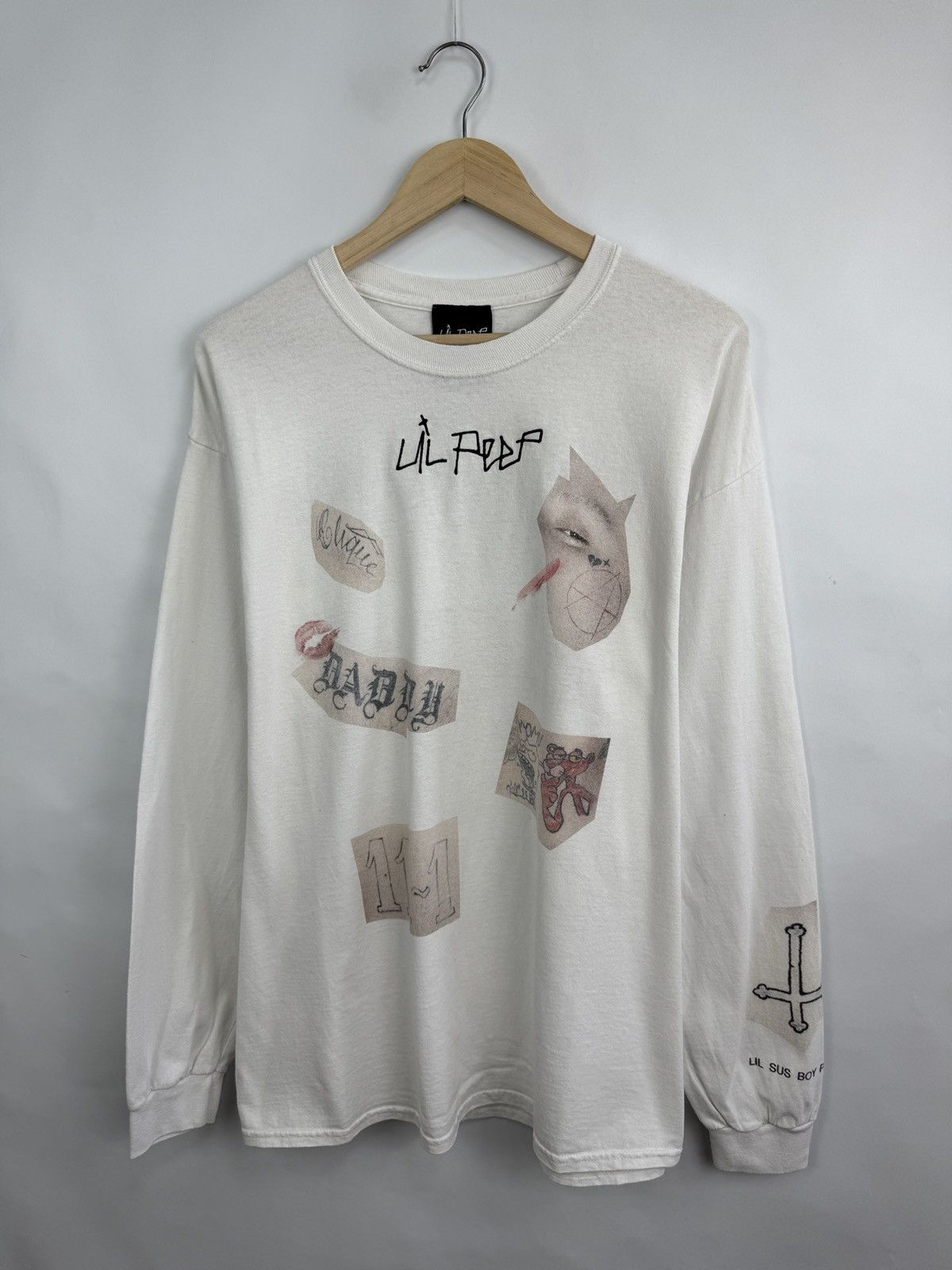 Lil Peep 🇺🇸 Y2K Lil Peep Sus Boy Long Sleeve Rare Retro Hype Size US L / EU 52-54 / 3 - 3 Thumbnail