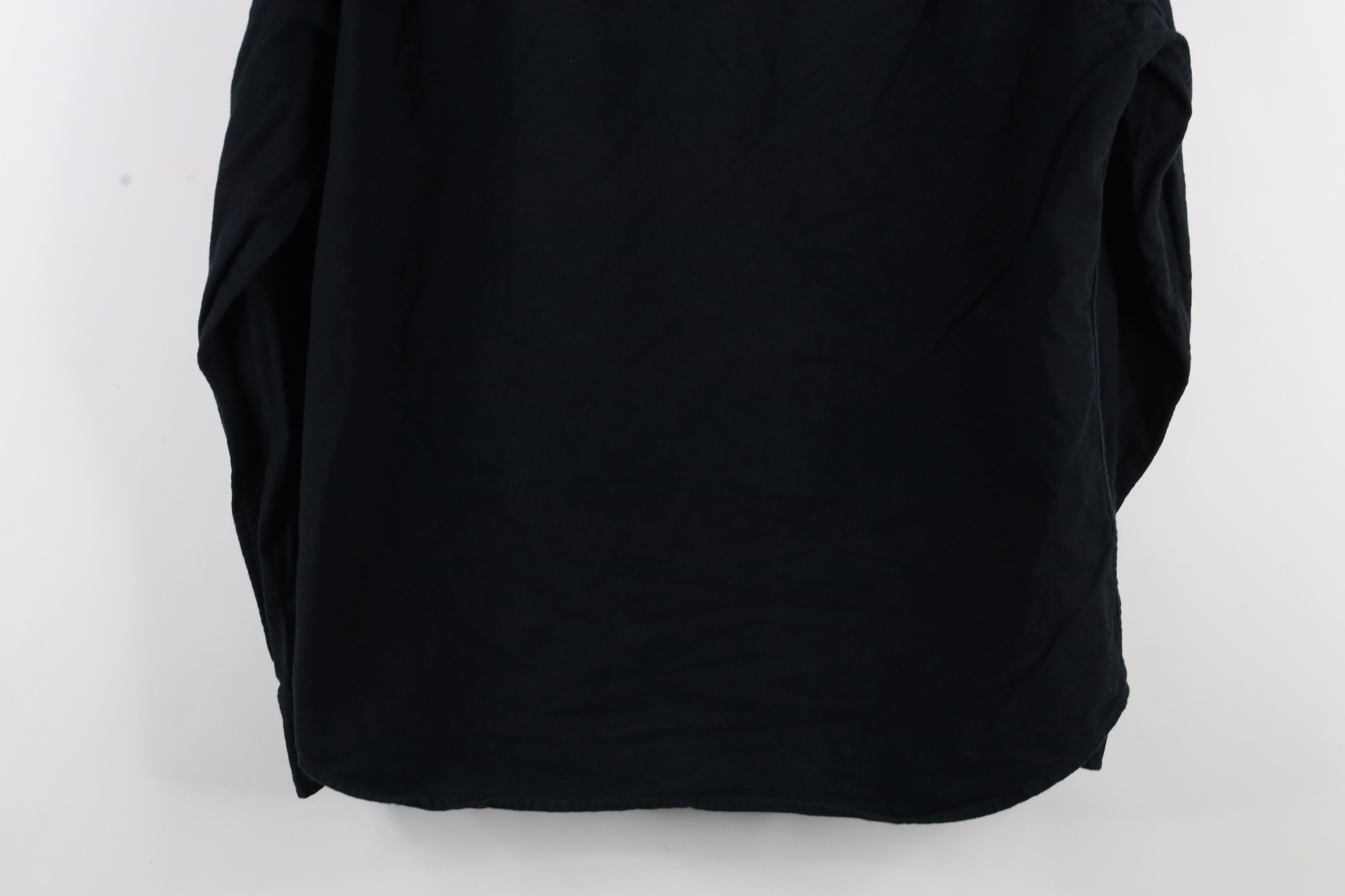 J.Crew × Vintage Vintage J Crew Chamois Cloth Collared Button Shirt Black Size US M / EU 48-50 / 2 - 12 Thumbnail