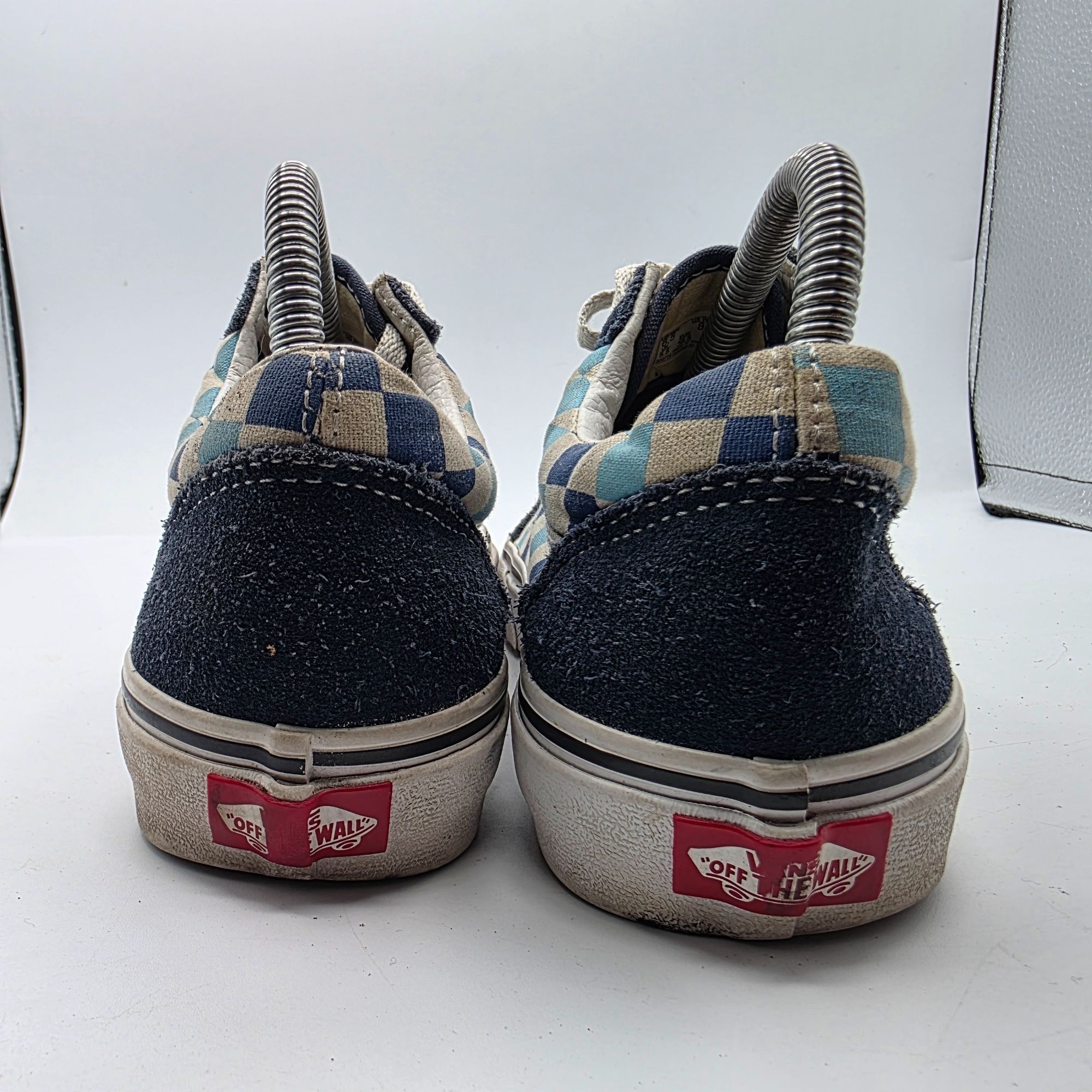Vans Vans Old Skool Blue Topaz Checkerboard Womens Size 8 Blue Wh Size US 8 / IT 38 - 5 Thumbnail