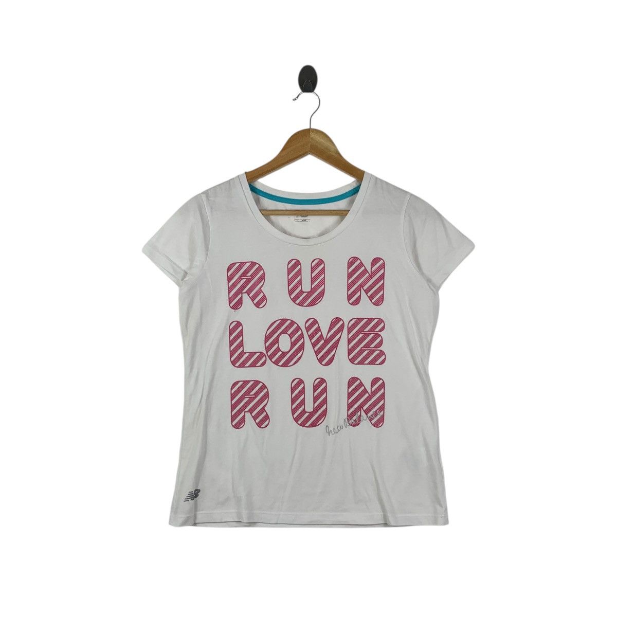 New Balance NEW BALANCE x JASPO Run Love Run Tee Shirt Top Slim Fit Size S / US 4 / IT 40 - 1 Thumbnail