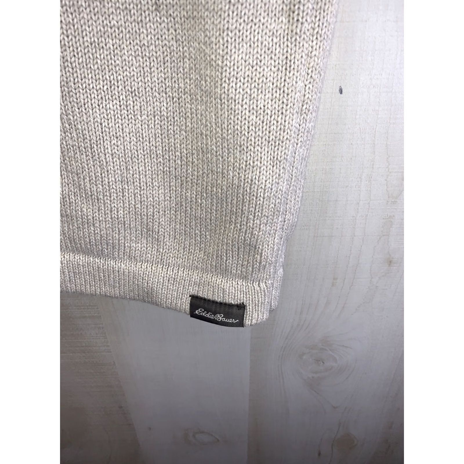 Eddie Bauer Eddie Bauer Mens Crew Neck Knit Sweater XL NWT Beige Cotton Pullover Sweater Size US XL / EU 56 / 4 - 7 Thumbnail
