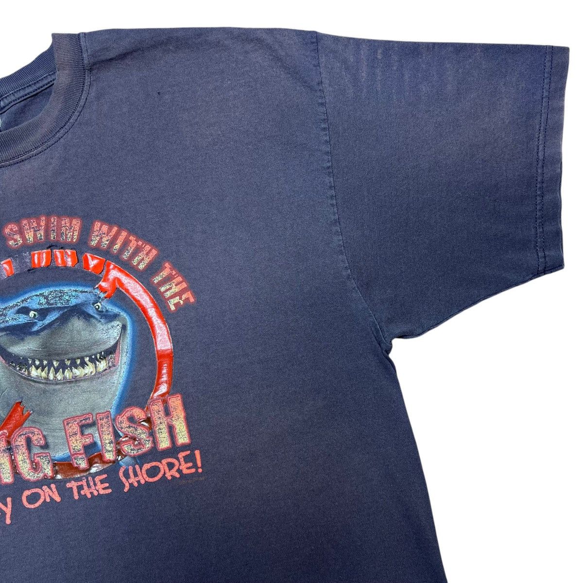 Disney × Vintage 2003 Finding Nemo Shark Can’t Swim With Big Fish Disney Tee Size US XXL / EU 58 / 5 - 7 Thumbnail