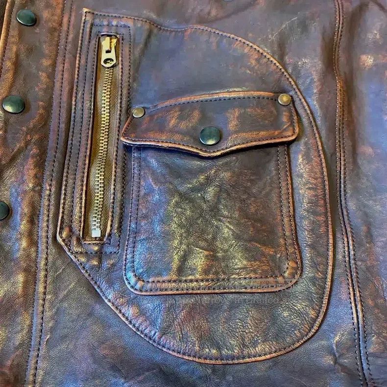 Other Neighborhood 14AW multi-pocket zippered knight leather jac Size US S / EU 44-46 / 1 - 3 Thumbnail
