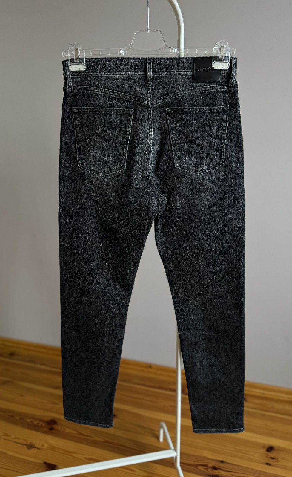Jacob Cohen Jacob Cohen Black Slim Fit Stretch Jeans Denim Pants 31-33 Size US 33 - 3 Thumbnail