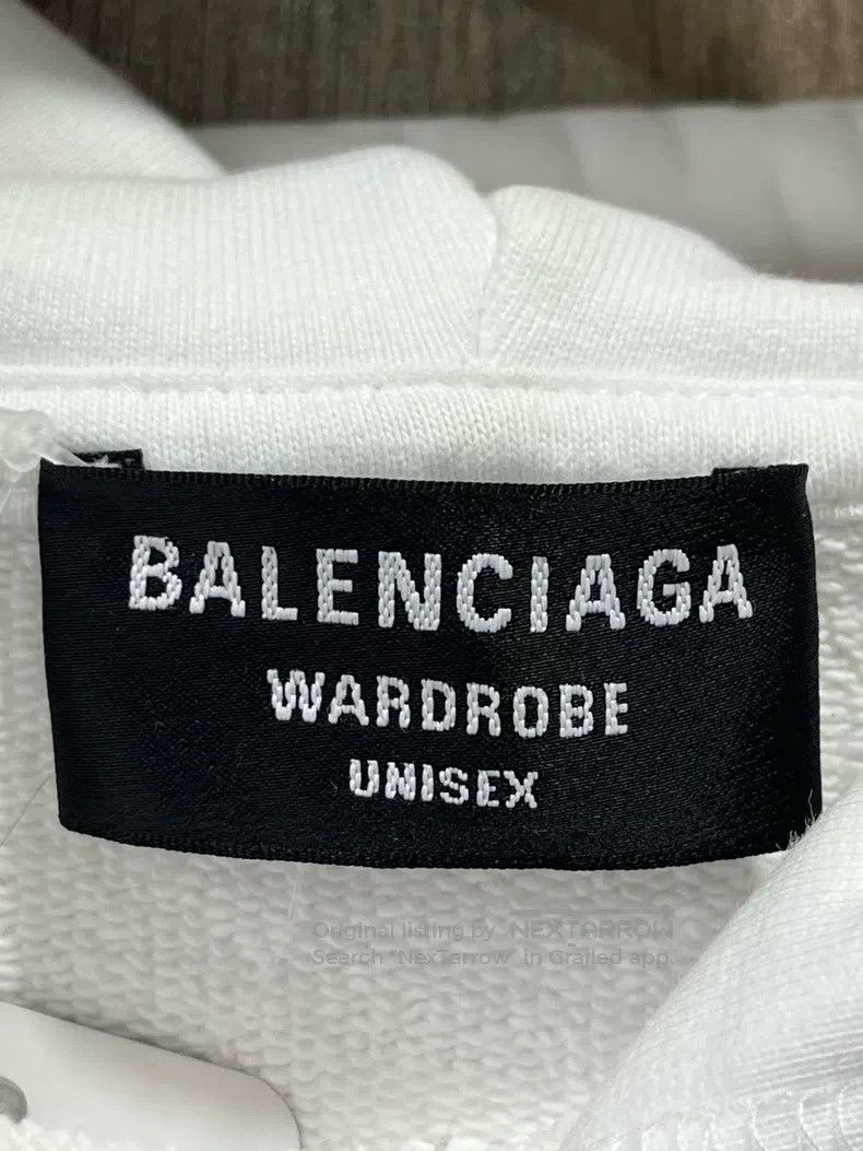 Balenciaga Balenciaga Email Logo White and Green Hoodie Size US S / EU 44-46 / 1 - 5 Thumbnail