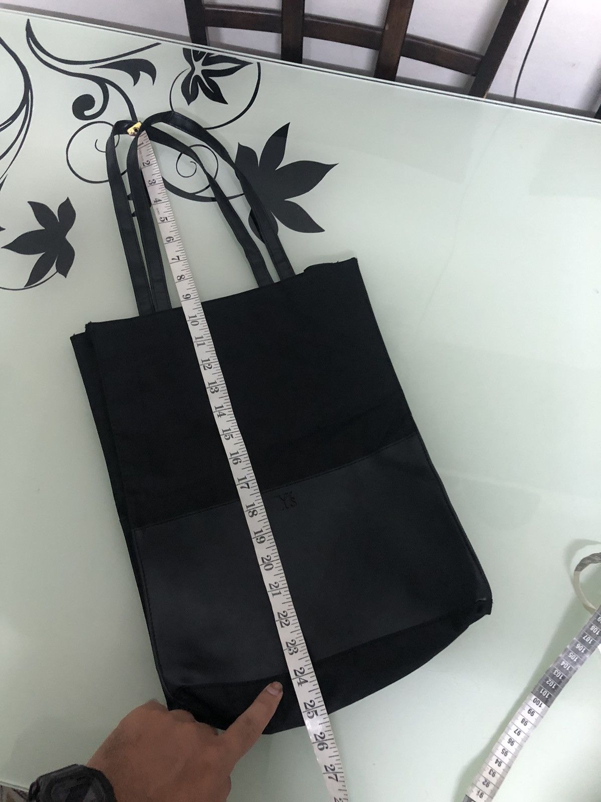 Yohji Yamamoto Vintage Ys by Yohji Yamamoto Black Tote Bag Size ONE SIZE - 21 Thumbnail