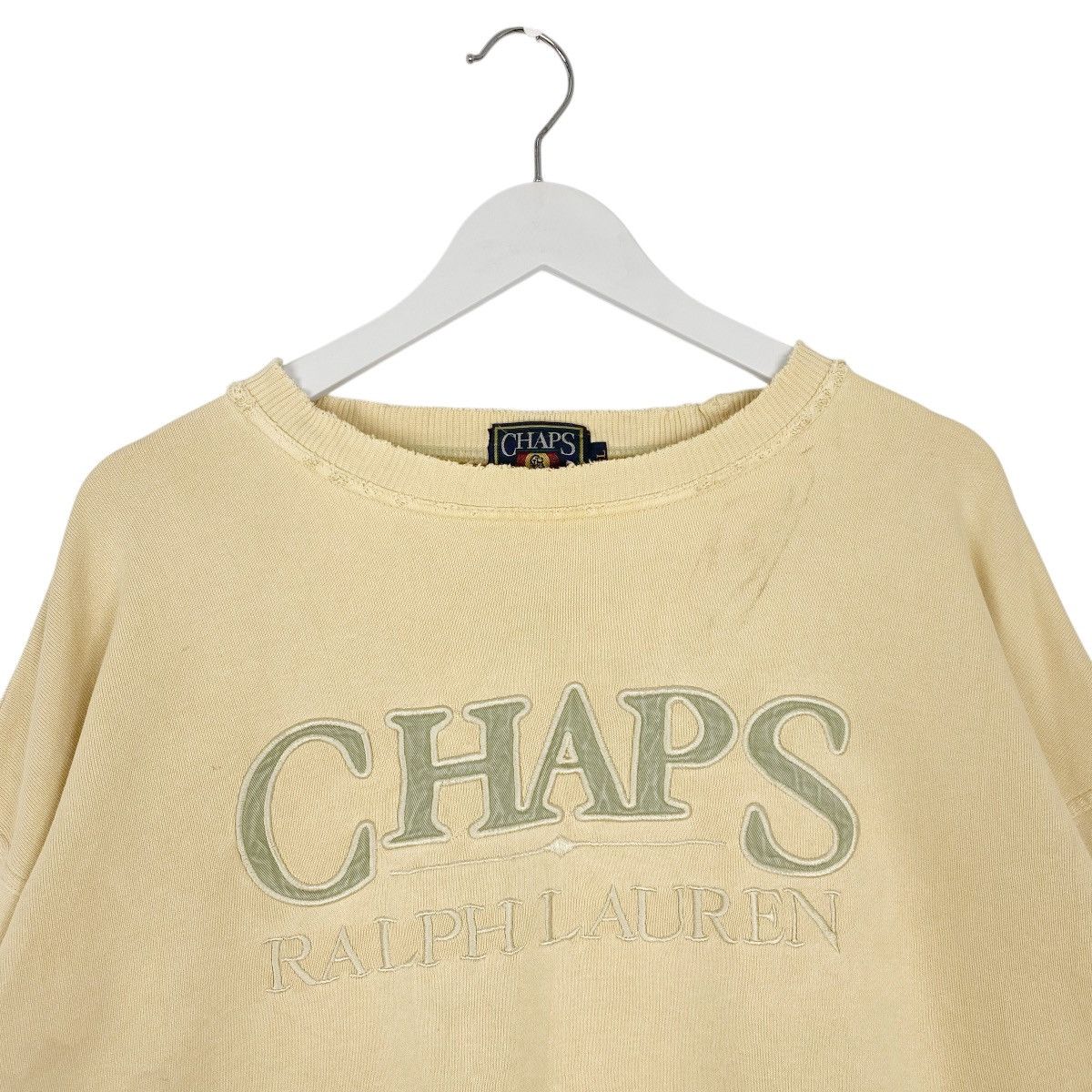 Other Vintage Chaps Ralph Lauren Embroidered Beige Pullover Size L Size US L / EU 52-54 / 3 - 3 Thumbnail
