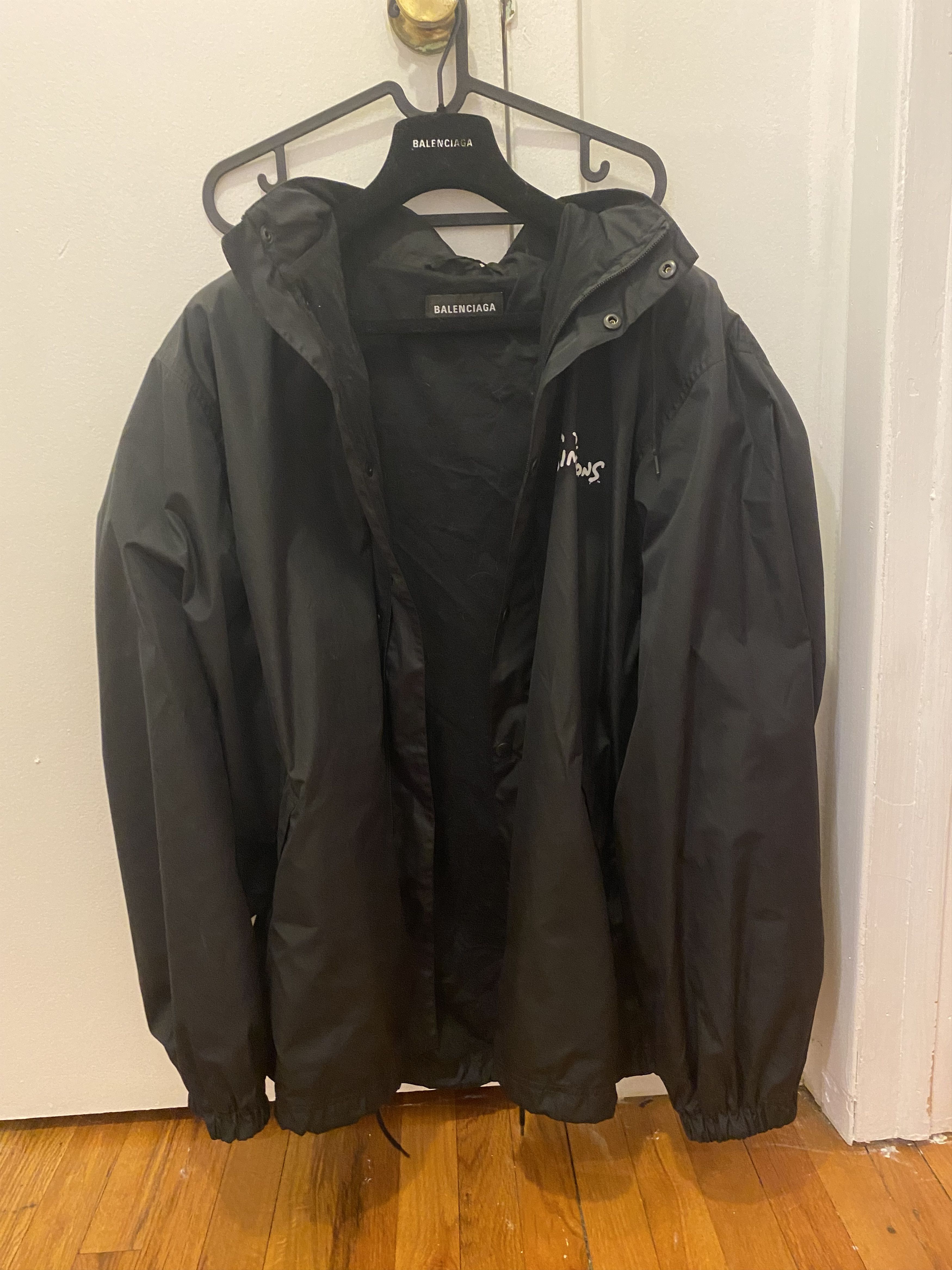 image of Balenciaga X The Simpsons Light Jacket in Black, Men's (Size Small)