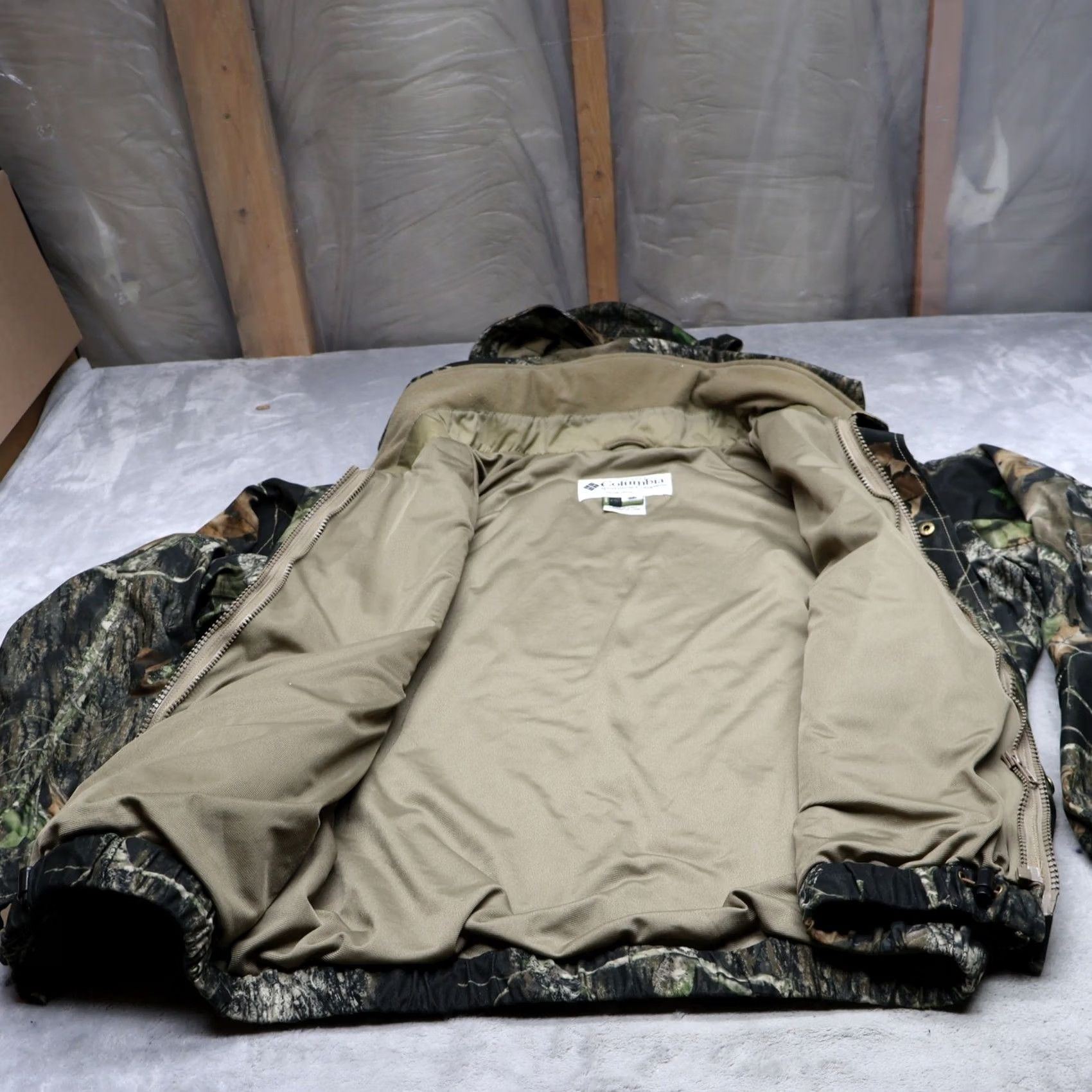 Vintage Columbia Hunting Jacket Men Large Mossy Oak Camo Hooded Insulated 3in1 Shell Size US L / EU 52-54 / 3 - 3 Thumbnail