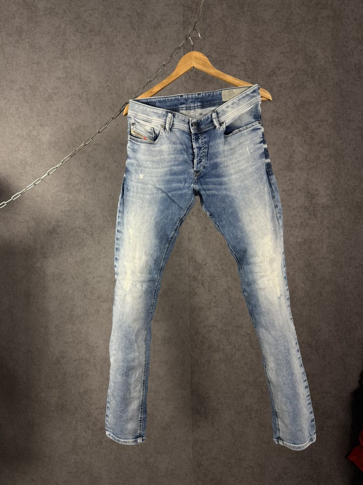 Diesel Diesel Troxer vintage designer distressed denim jeans Size US 30 / EU 46 - 1 Thumbnail