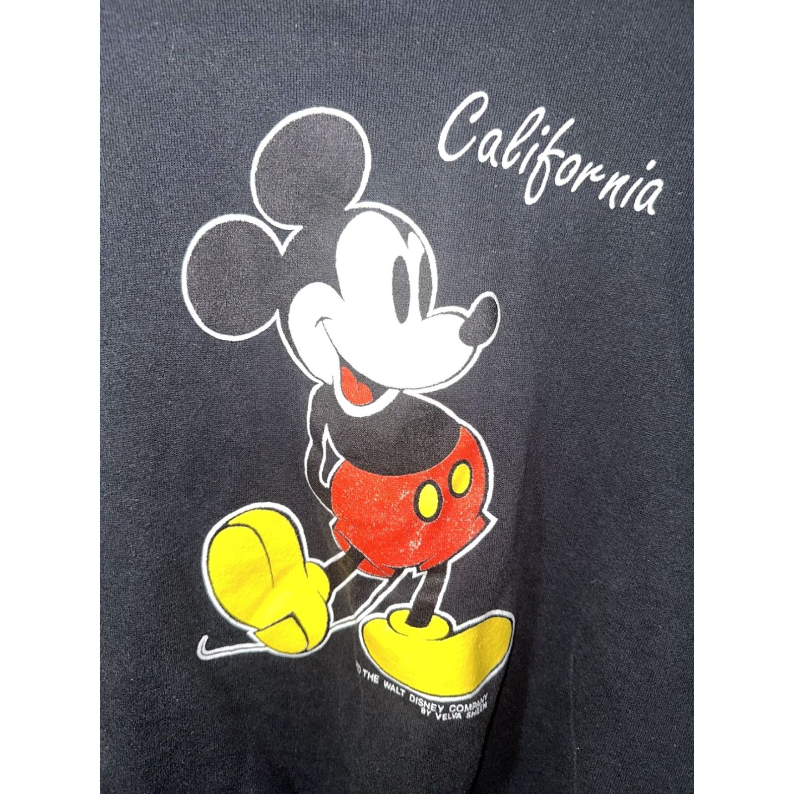 Velva Sheen VINTAGE Velva Sheen Mickey Mouse Sweatshirt Men's Size M Black Pullover USA Theme Size US M / EU 48-50 / 2 - 2 Thumbnail