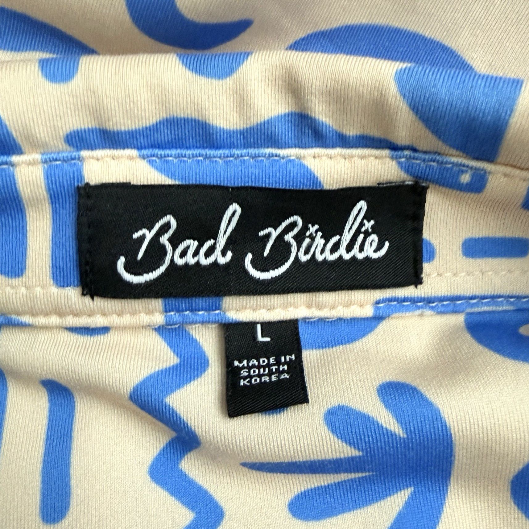Vintage Bad Birdie Polo Shirt Mens Size L Casual Polyester Blend Shirt Size US L / EU 52-54 / 3 - 4 Thumbnail