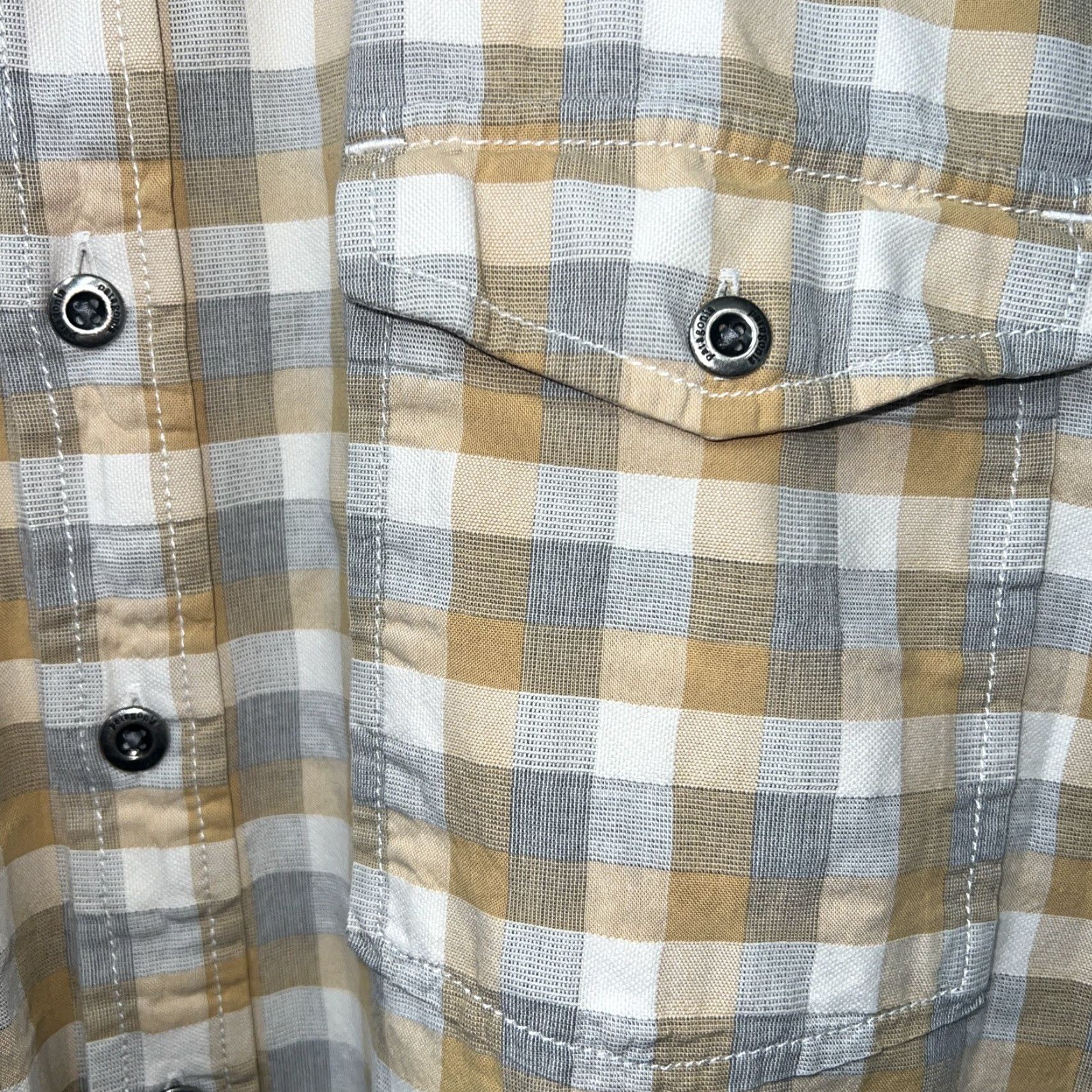 Patagonia Patagonia Shirt Plaid Yellow Button-Up Mens Size L Size US L / EU 52-54 / 3 - 4 Thumbnail