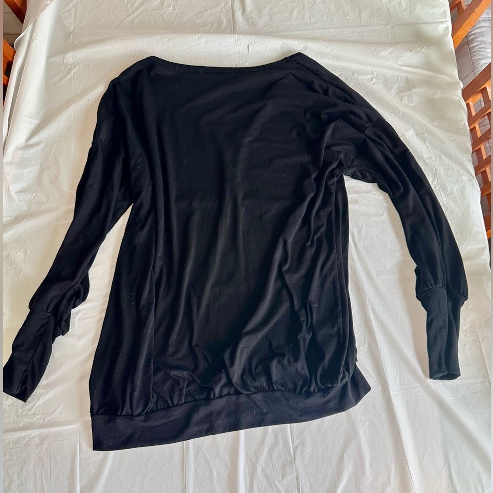& Other Stories Zanzea Black Long Sleeve Blouse XL Size XL / US 12-14 / IT 48-50 - 2 Thumbnail