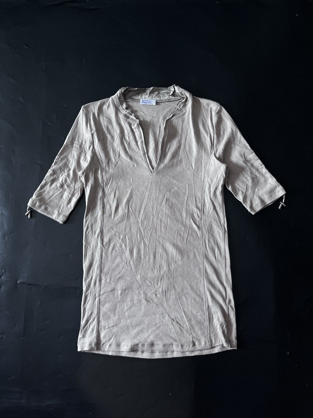 Brunello Cucinelli Vintage BRUNELLO CUCINELLI simple tee Size US S / EU 44-46 / 1 - 1 Thumbnail