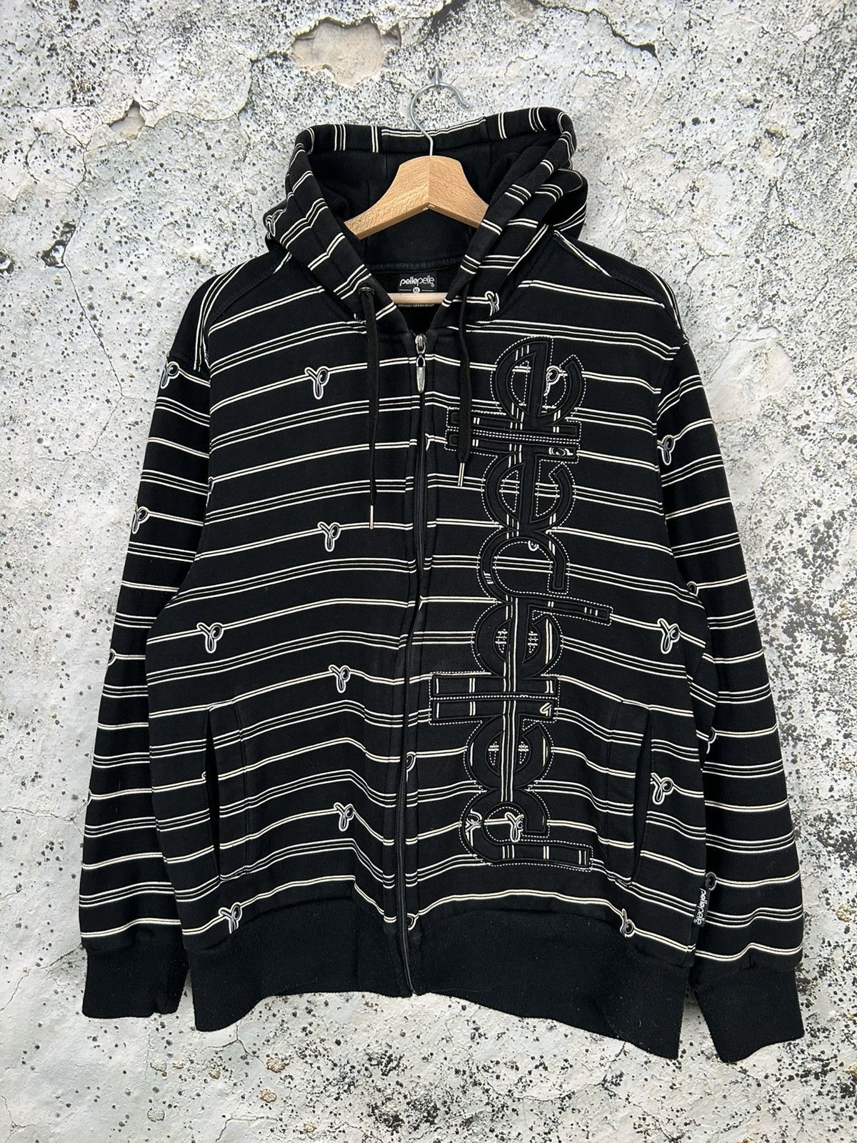 Pelle Pelle Vintage Pelle Pelle Rap Oversized Baggy Hoodie Streetwear Size US XL / EU 56 / 4 - 1 Thumbnail