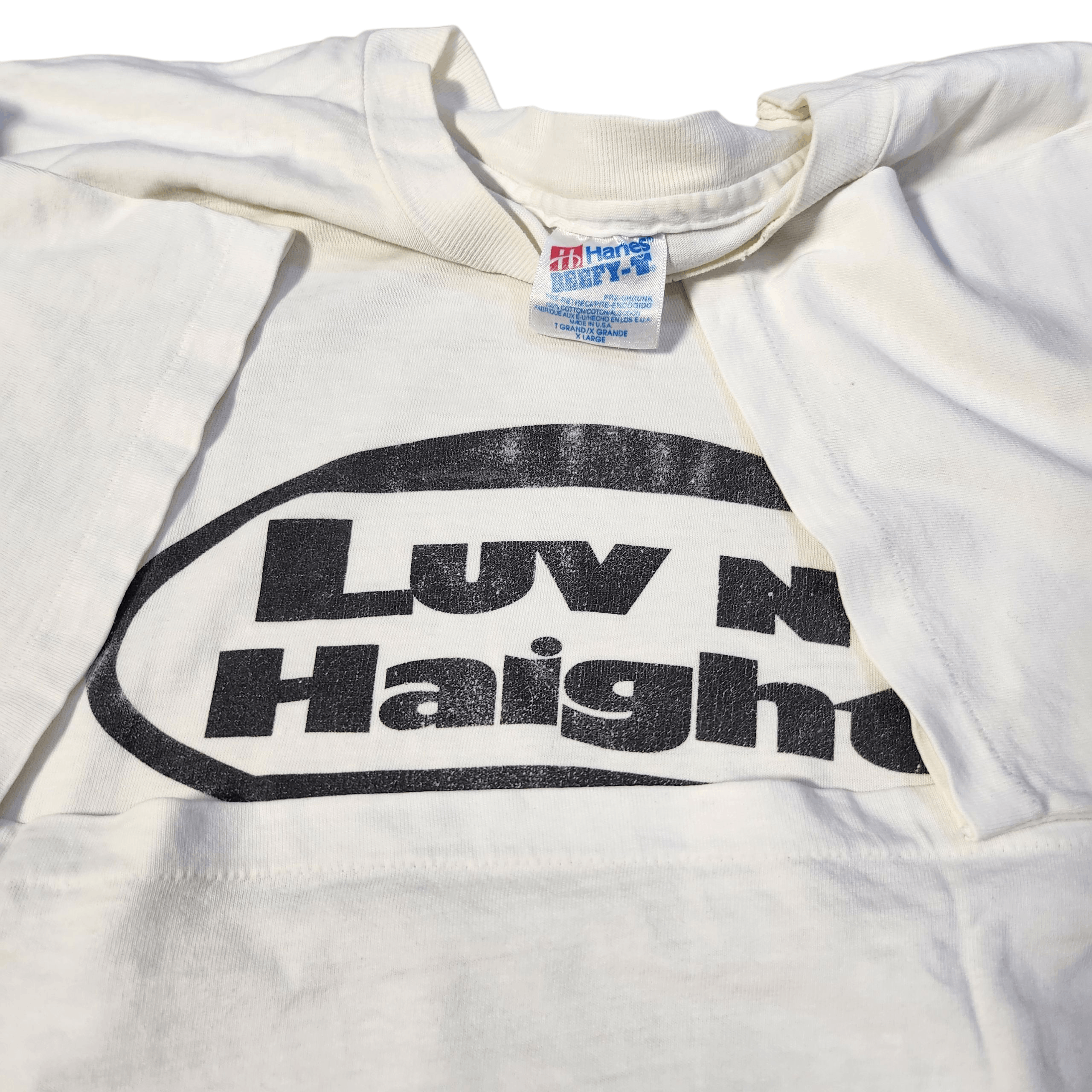 Hanes Vintage 90s Luv n' Haight Records tees Hanes shirts Size US L / EU 52-54 / 3 - 3 Thumbnail