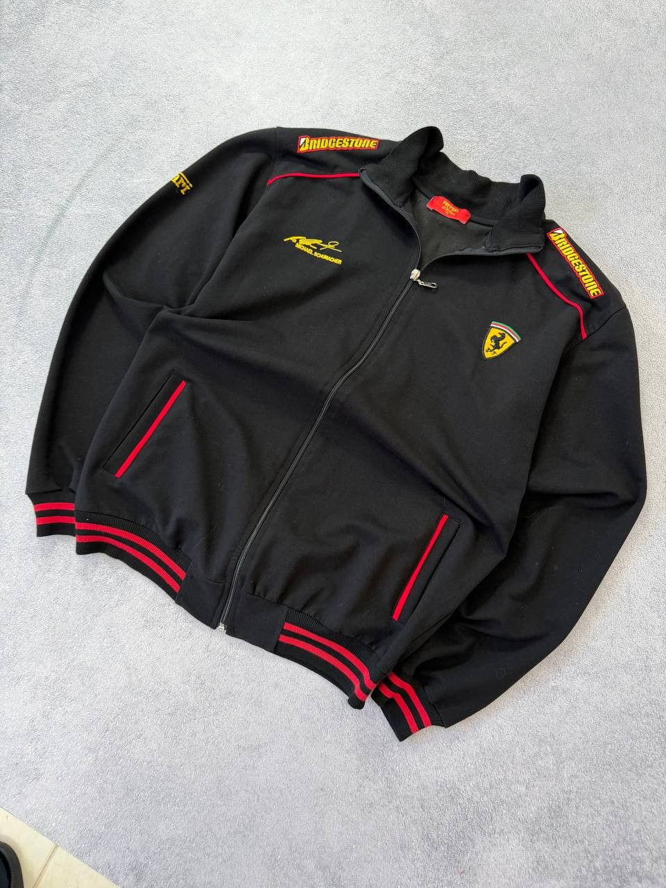 Vintage Vintage Michael Schumacher Ferarri Moto Biker Racing jacket Size US M / EU 48-50 / 2 - 11 Thumbnail