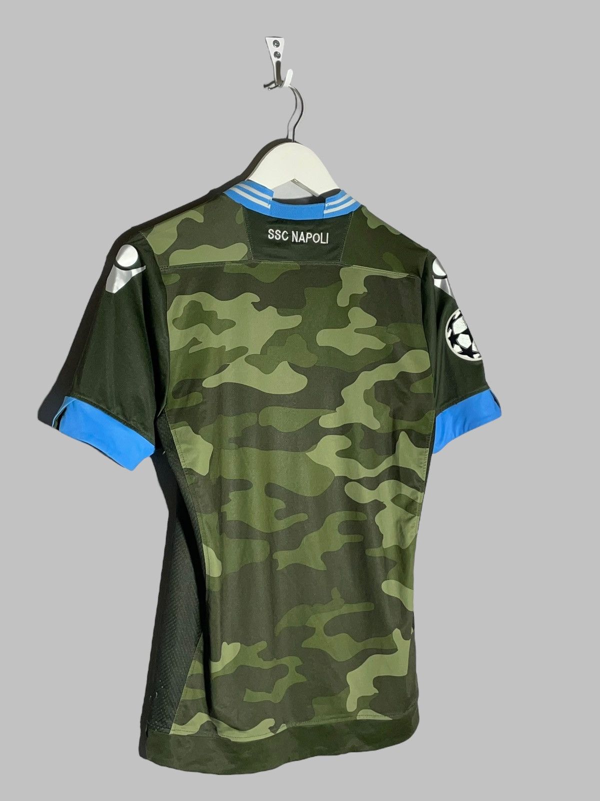 Macron SSC Napoli Macron 2013/14 Away League Champion Soccer Jersey Size US XS / EU 42 / 0 - 12 Thumbnail