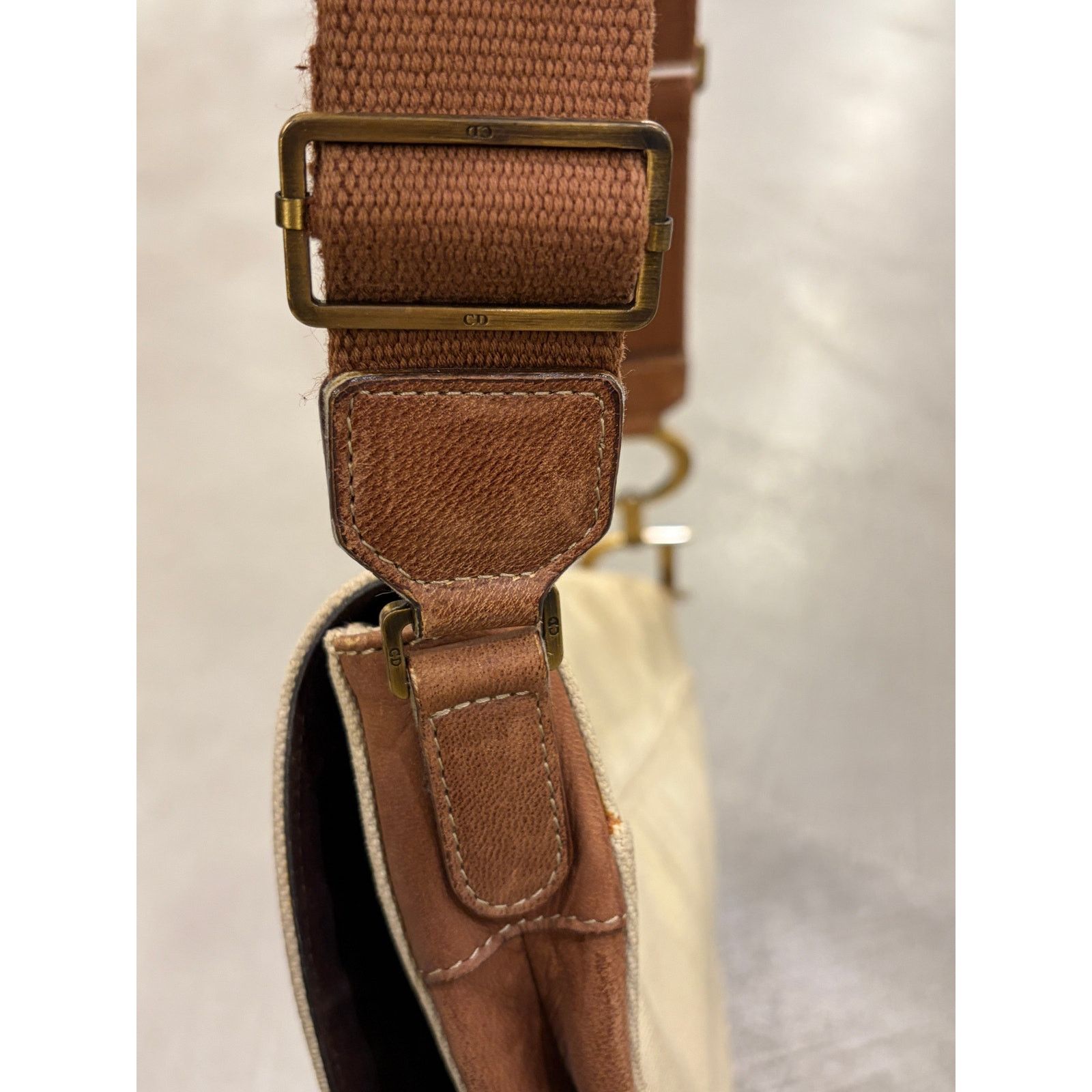 Dior 2002 Christian Dior by John Galliano canvas Saddle bag Size ONE SIZE - 8 Thumbnail