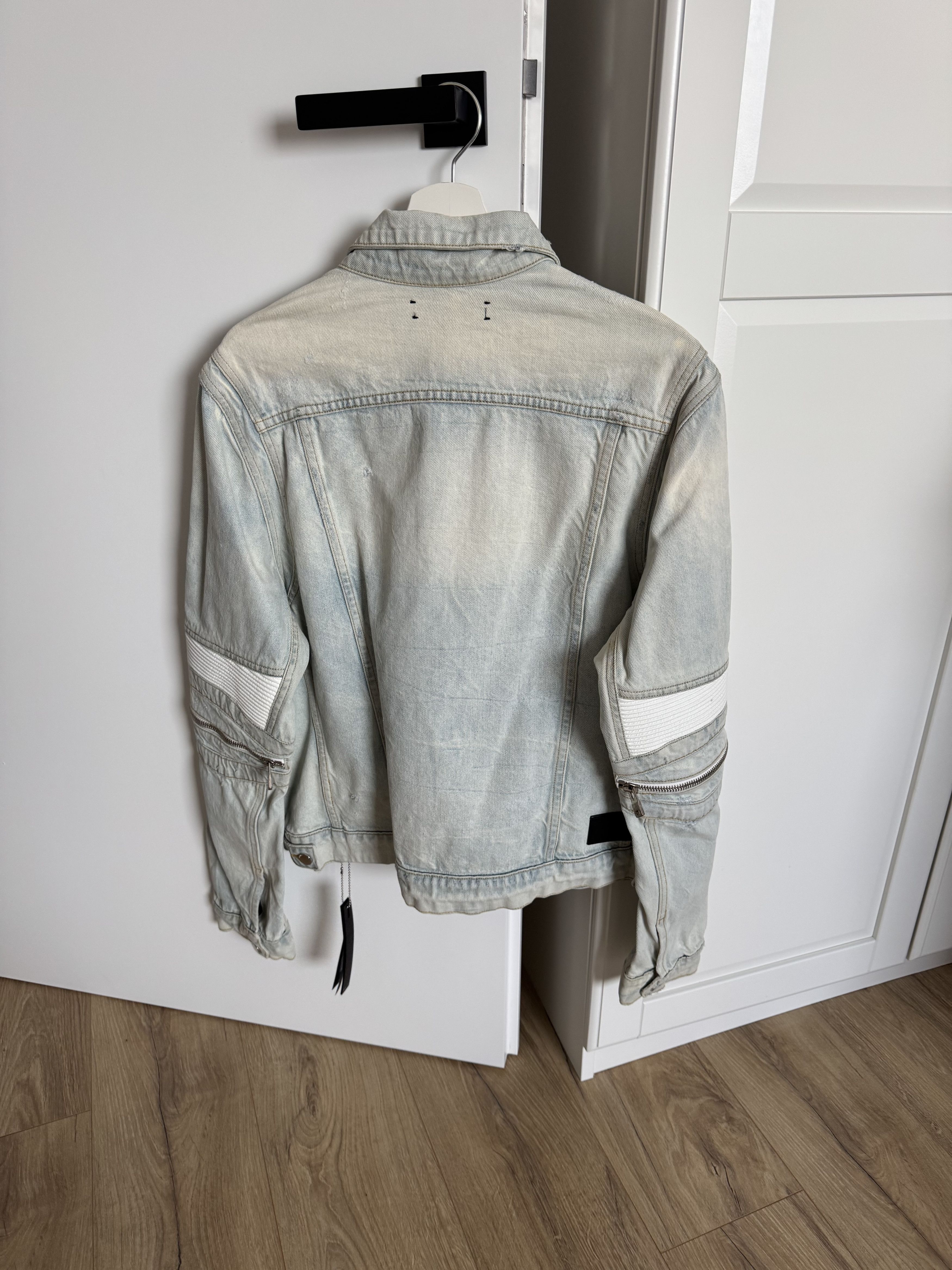 Amiri Amiri Biker Jeans jacket Size US XL / EU 56 / 4 - 4 Thumbnail