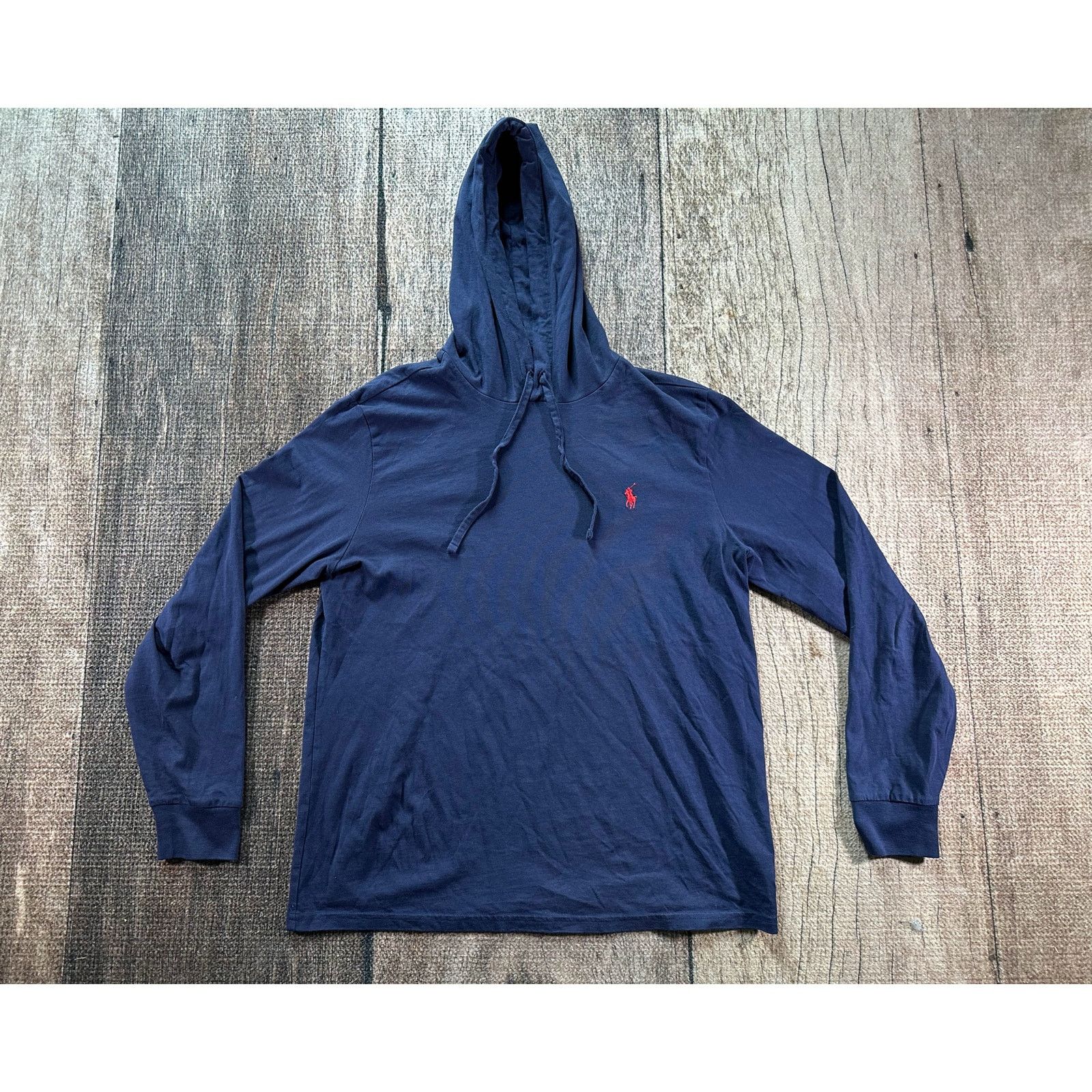 Polo Ralph Lauren Polo Ralph Lauren Hoodie Mens Large Blue LS Hooded Shirt Size US M / EU 48-50 / 2 - 1 Thumbnail