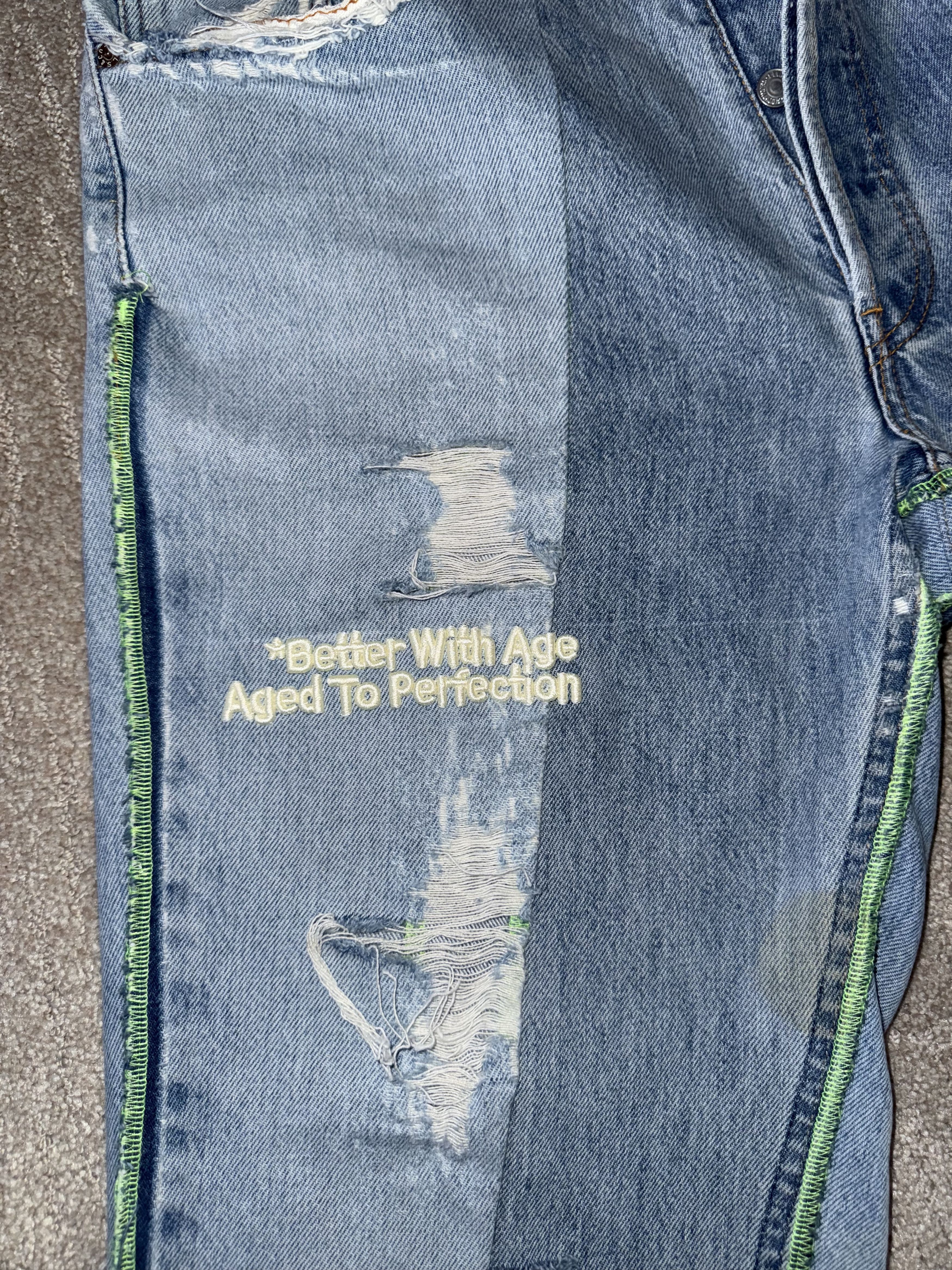 Better With Age Monroe Denim Shorts Size US 33 - 2 Thumbnail