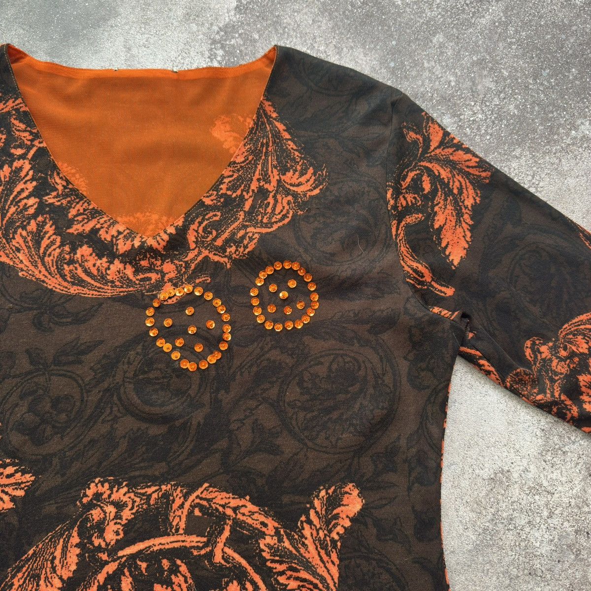 20471120 × Japanese Brand Mesh Details Avant Garde Blouse Inspired Jean Paul Gaultier Size M / US 6-8 / IT 42-44 - 5 Thumbnail