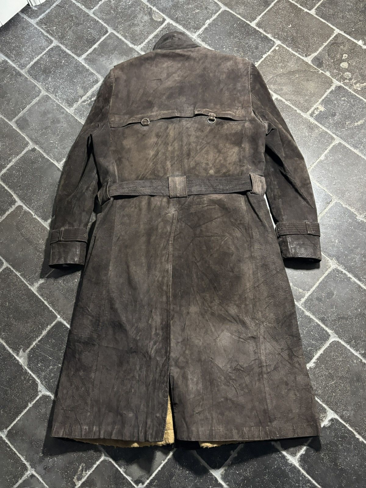 Pierre Cardin 1970s Pierre Cardin Vintage Leather Jacket Suede Trench Coat Size US S / EU 44-46 / 1 - 15 Thumbnail