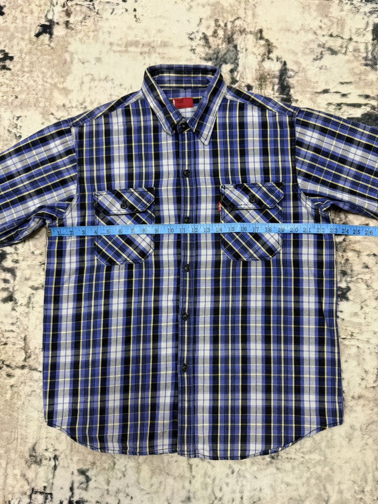 Levi's Vintage Clothing × Vintage Vintage Levi Strauss Japan co.Ltd Flannel Shirt Size US L / EU 52-54 / 3 - 13 Thumbnail