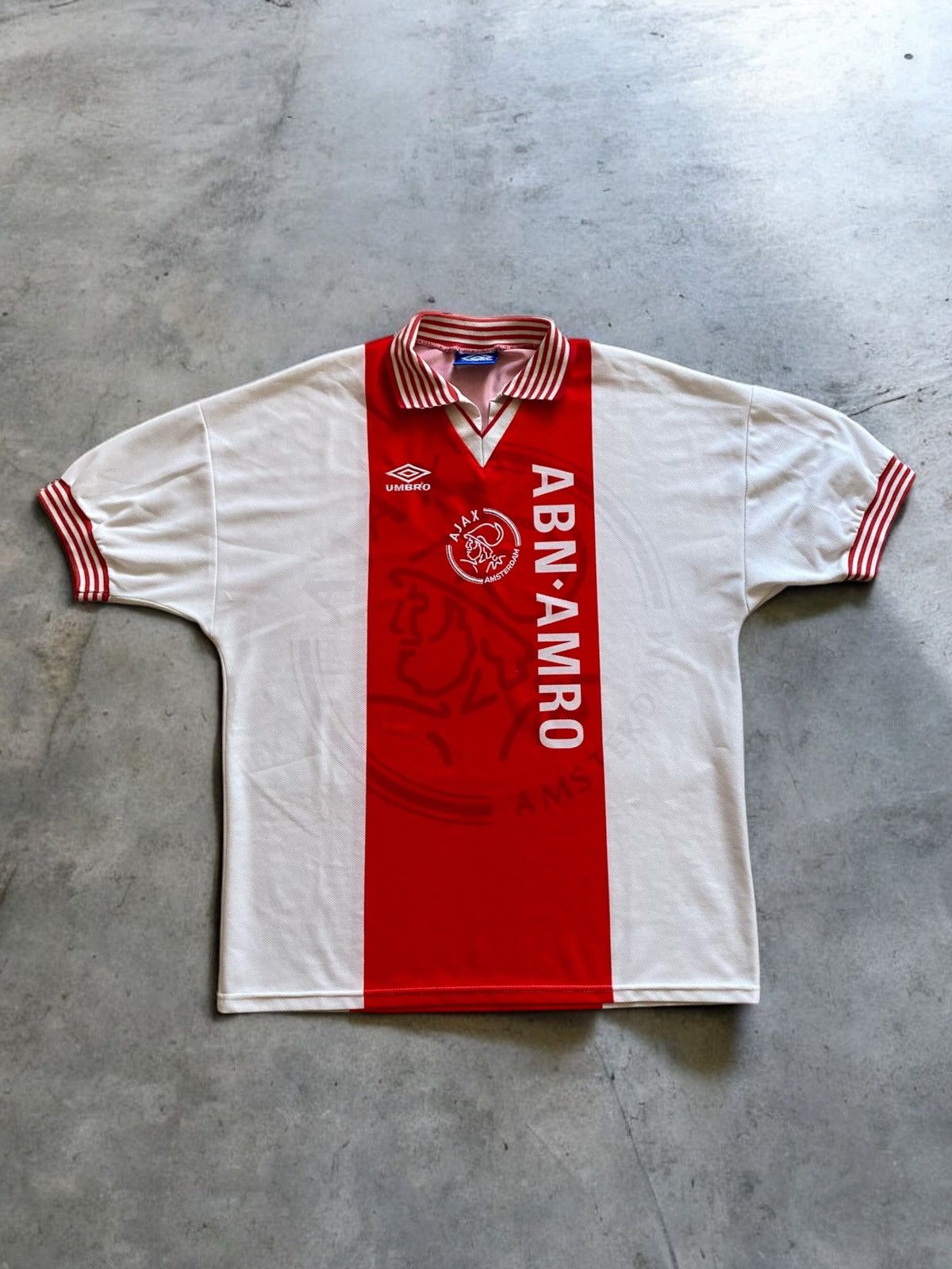 Umbro × Vintage Vintage rare 95/96 ajax Amsterdam soccer football Jersey XL Size US XL / EU 56 / 4 - 1 Thumbnail