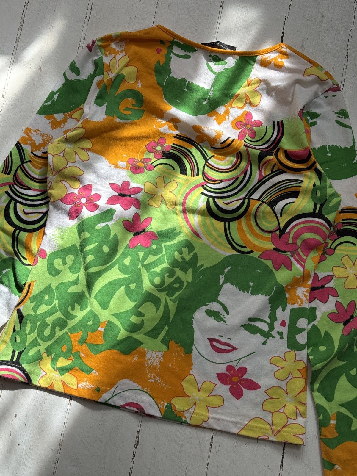 Miss Sixty VINTAGE MISS SIXTY 2000s PRINTED LONG SLEEVE Size S / US 4 / IT 40 - 11 Thumbnail