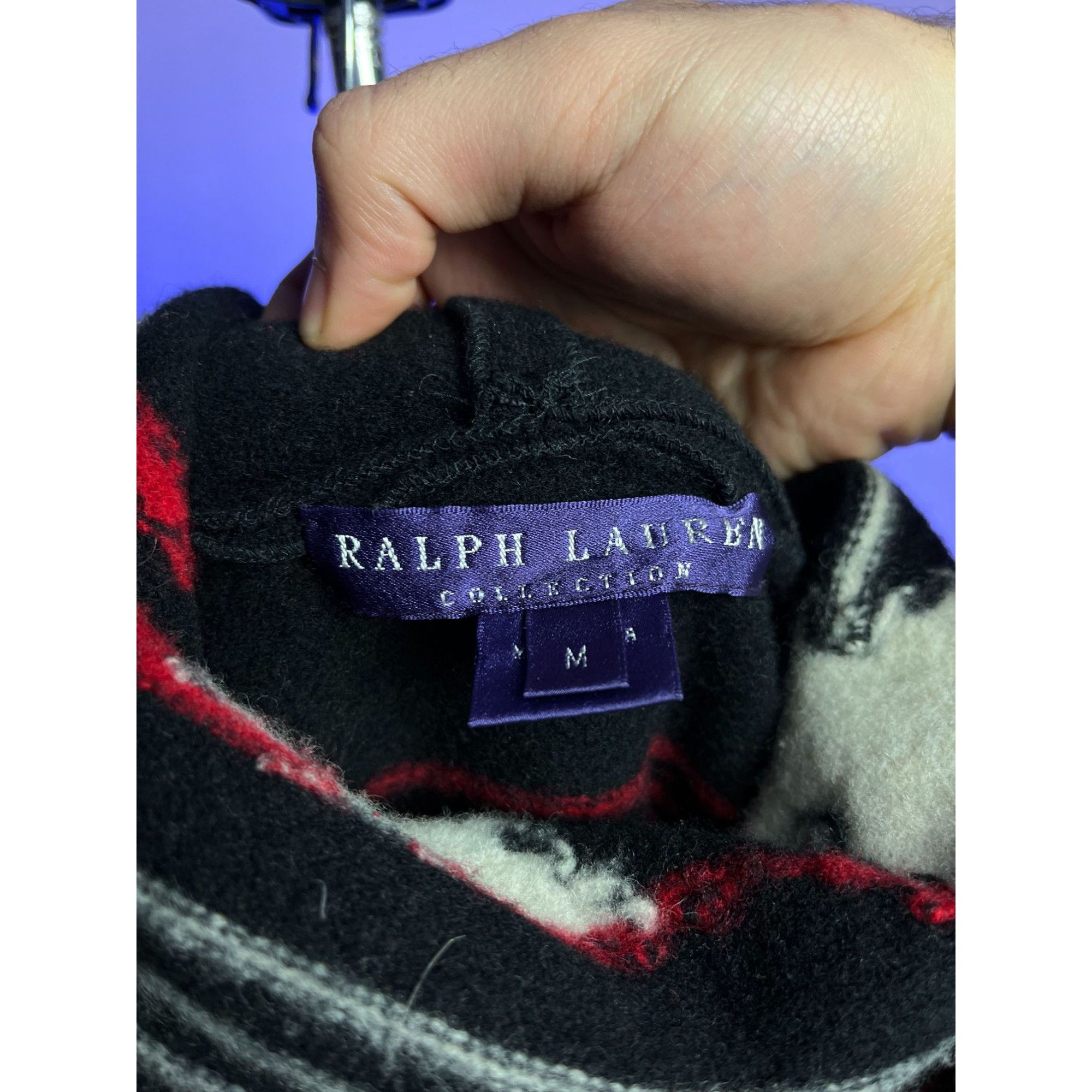 Ralph Lauren Purple Label Ralph Lauren Purple Label Poncho M Aztec Wool Cashmere Size US M / EU 48-50 / 2 - 2 Thumbnail