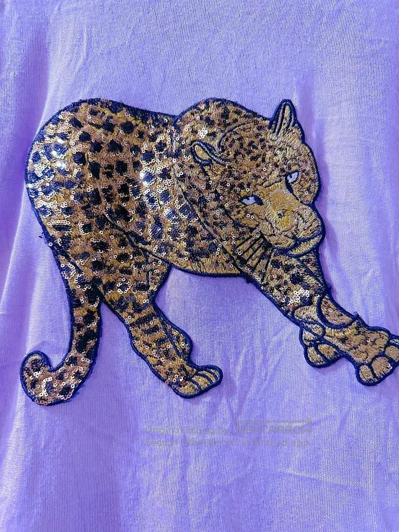 Versace Versace Money leopard mulberry silk sweatshirt Size XL / US 12-14 / IT 48-50 - 4 Thumbnail