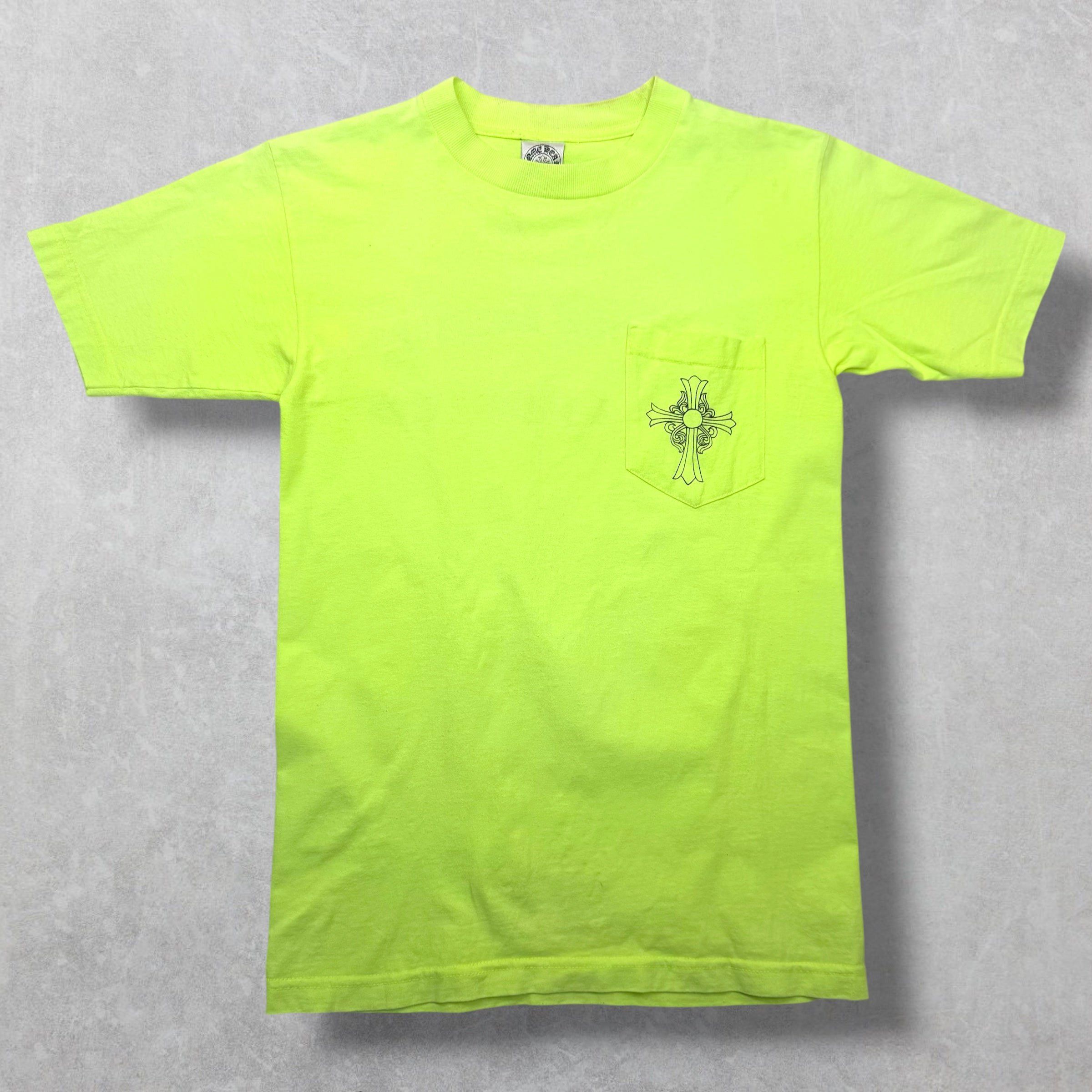 Chrome Hearts Vintage Chrome Hearts LA Scroll Logo Neon Tee S Size US S / EU 44-46 / 1 - 2 Thumbnail
