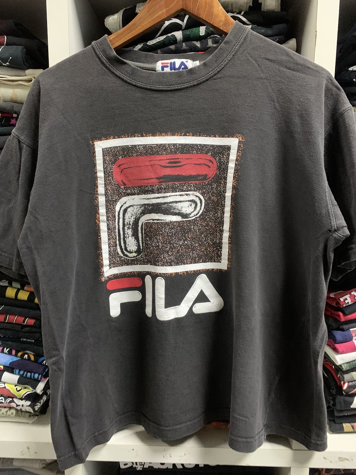 Bjorn Borg × Fila × Vintage Vintage 90s Fila big logo Size US S / EU 44-46 / 1 - 2 Thumbnail