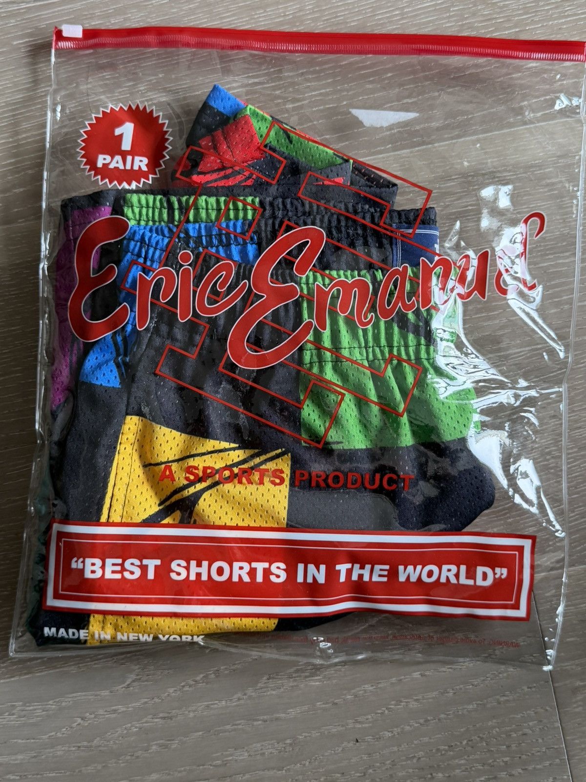 Matty Boy LARGE Eric Emanuel Matty Boy Multi Mesh IN HAND SHIPS NOW Size US 34 / EU 50 - 1 Thumbnail
