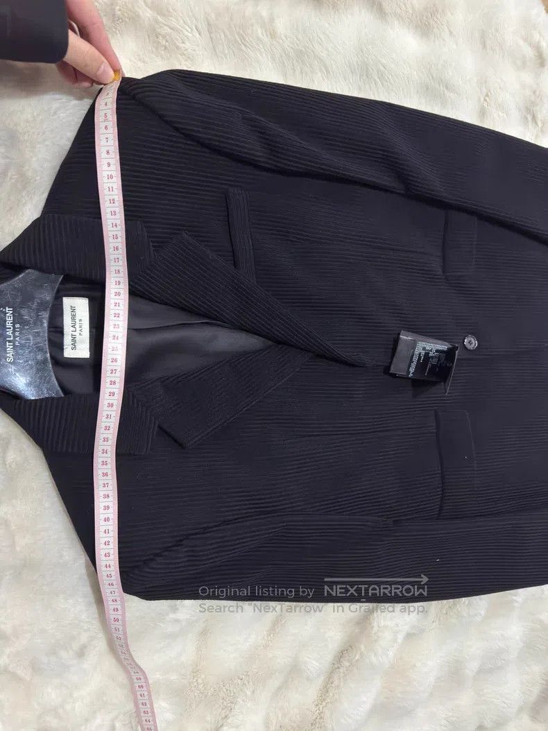 Saint Laurent Paris Saint Laurent Paris Black Corduroy Men's Suit Size US M / EU 48-50 / 2 - 7 Thumbnail