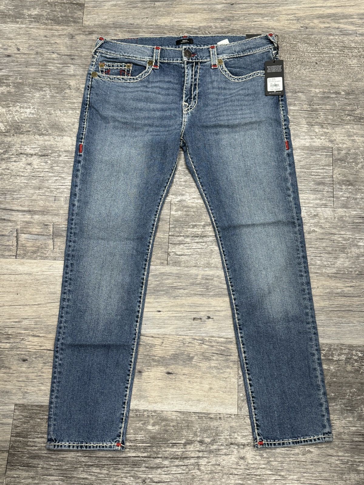 image of True Religion Rocco Thick Stitch in Blue, Men's (Size 38)